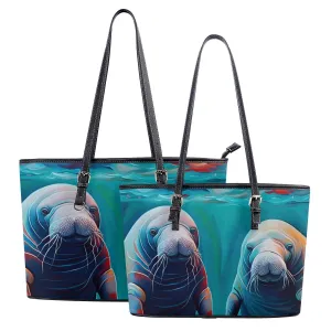 Manatee Tote Bags