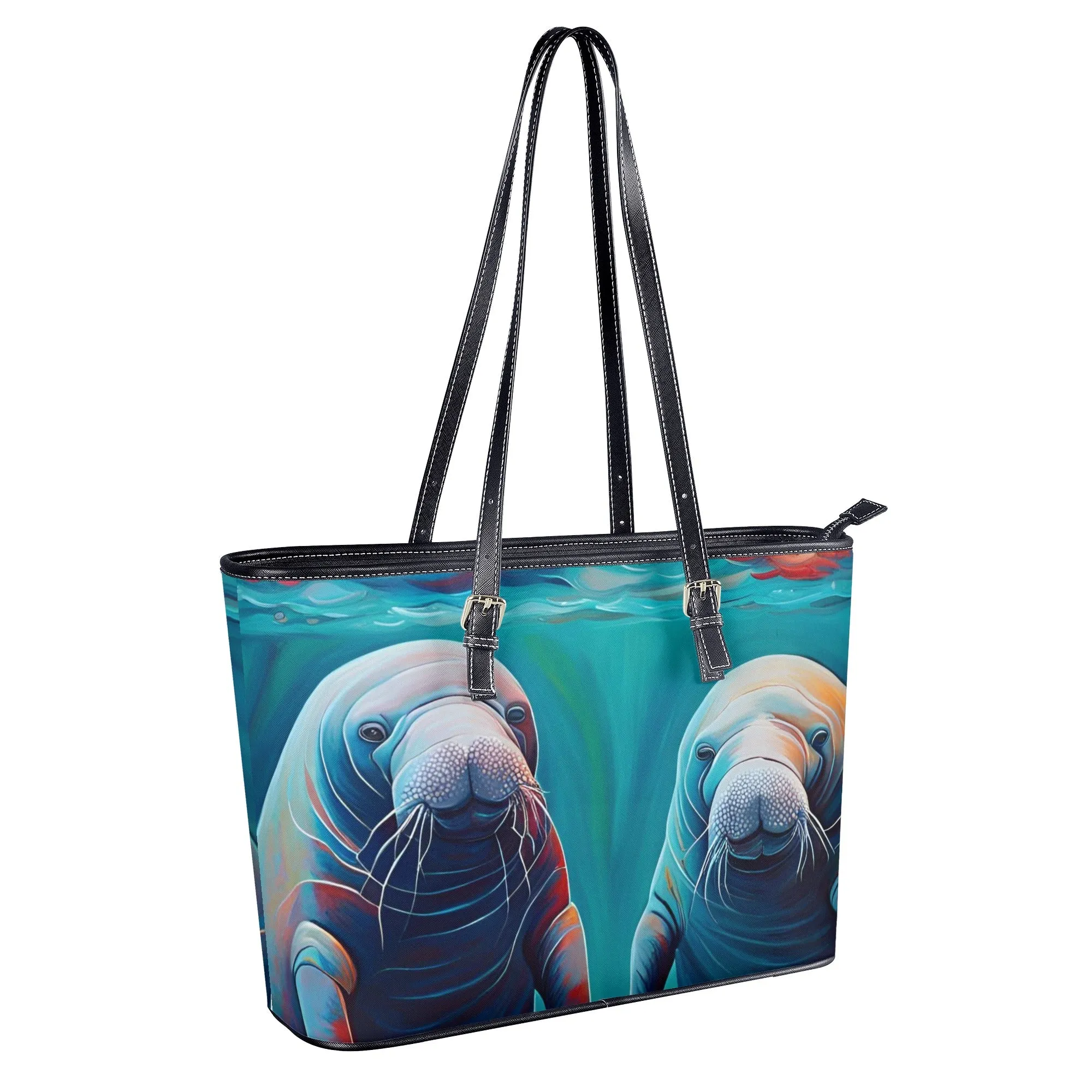 Manatee Tote Bags