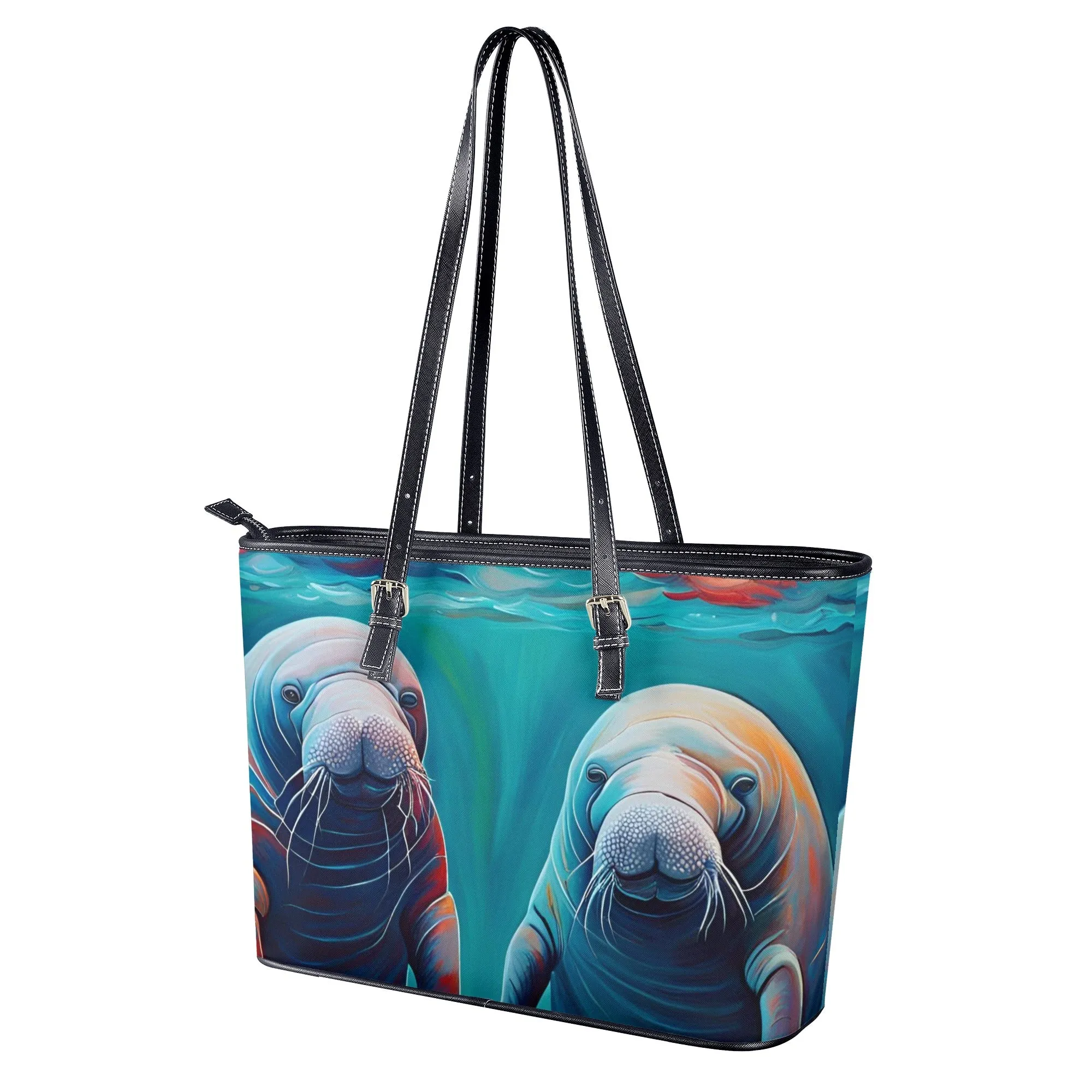 Manatee Tote Bags