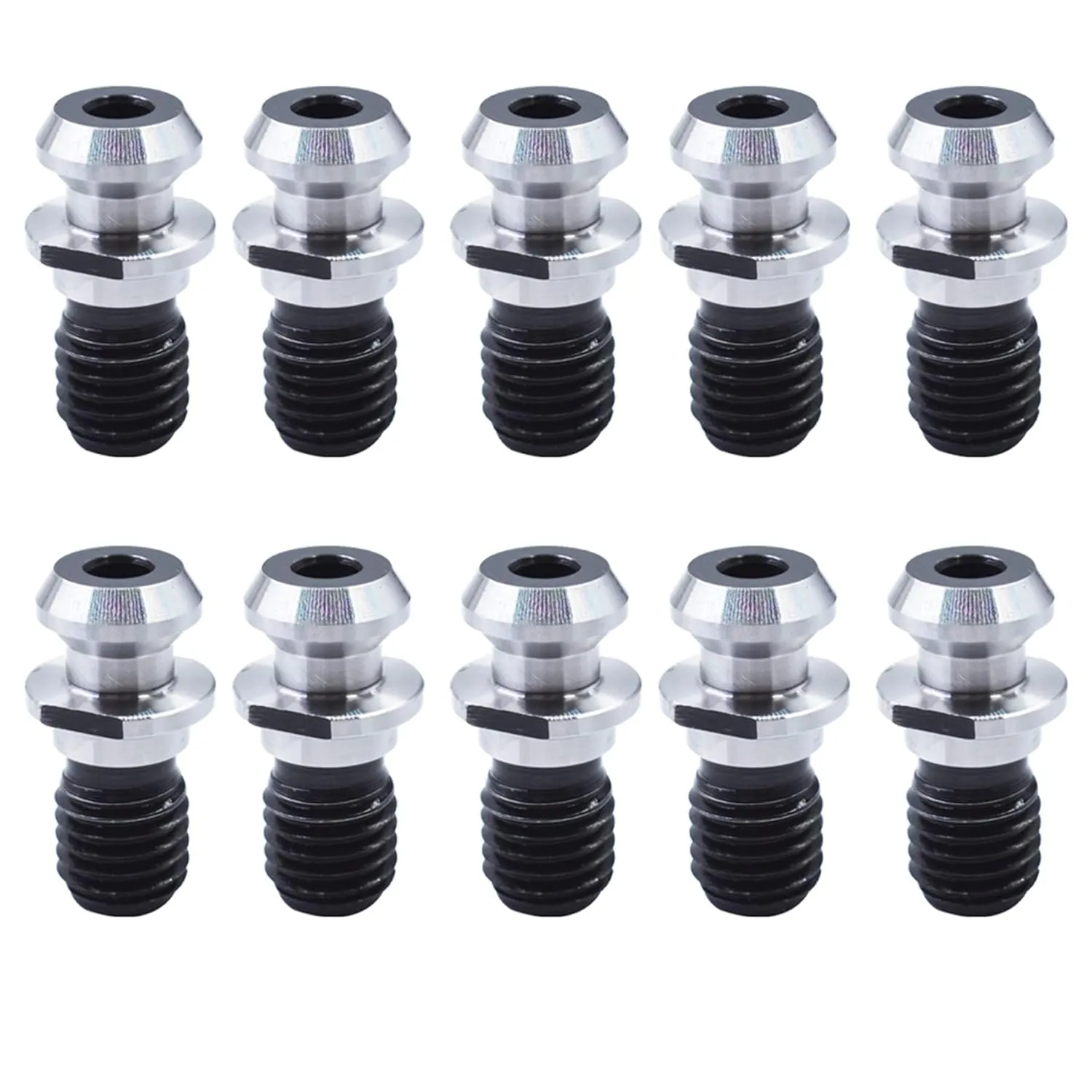 marddpair 10 Packs Pull Stud Retention Knob CAT40 45 Degree 0.740 Inch Suitable for Fadal Hurco Okuma