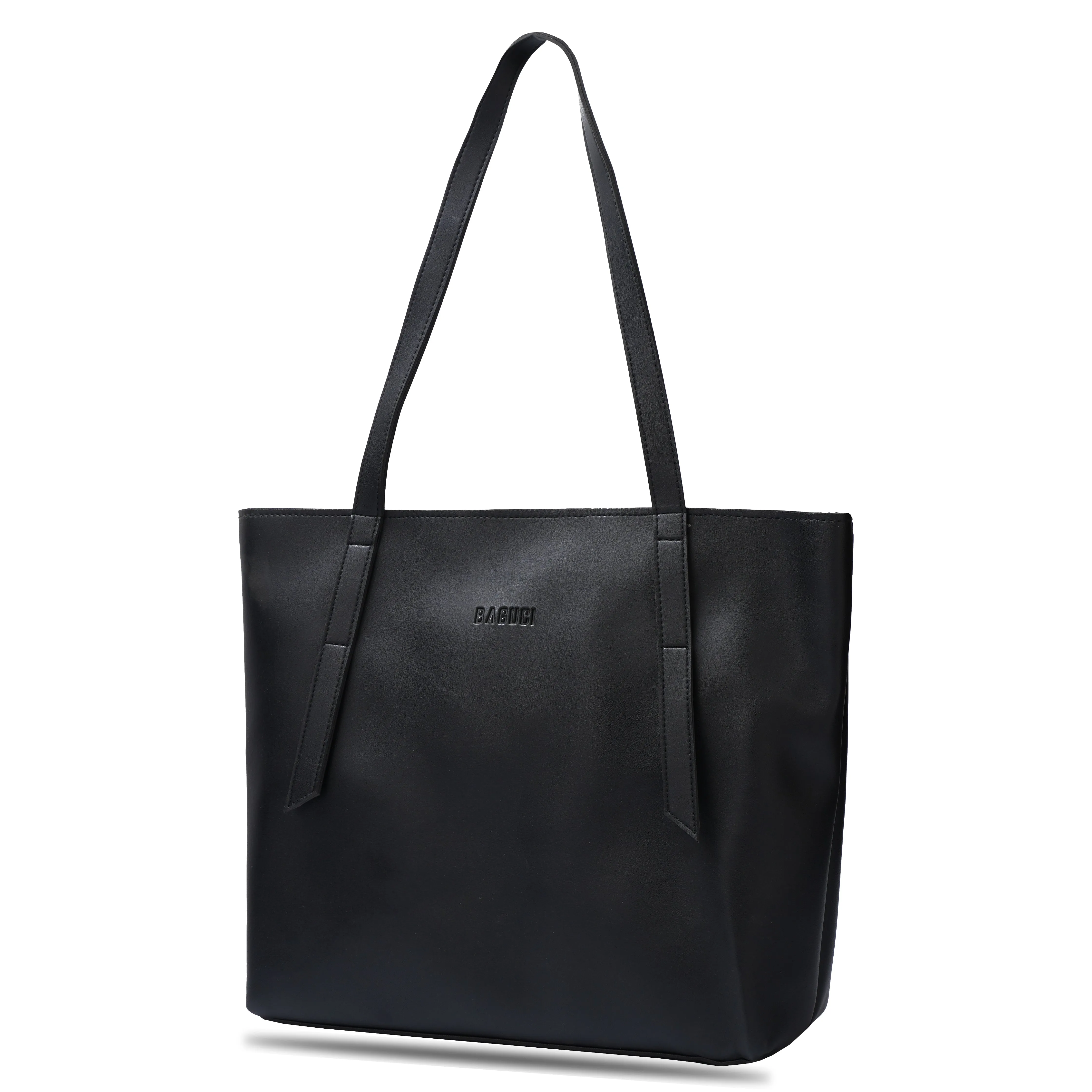 Maroon Long Handle Tote Bag