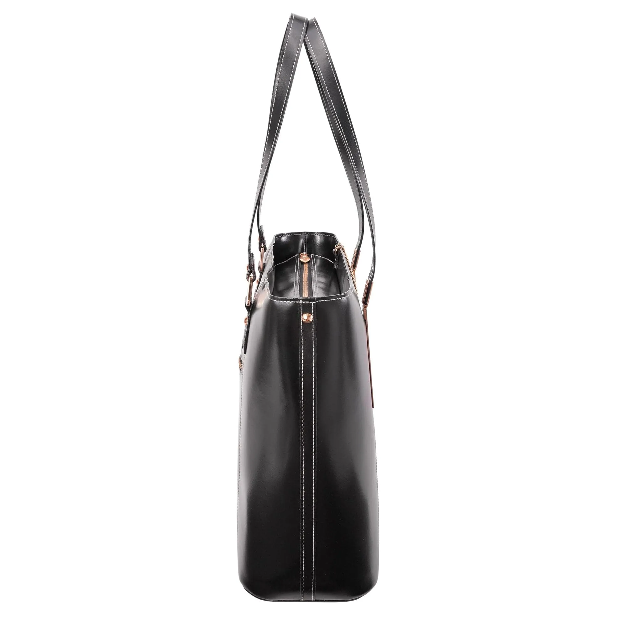 McKlein USA Cristina Leather Tote Bag with Tablet Pocket 9754