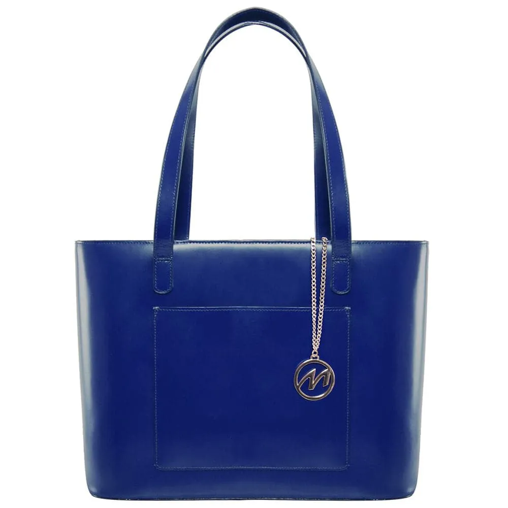 McKlein USA Cristina Leather Tote Bag with Tablet Pocket 9754