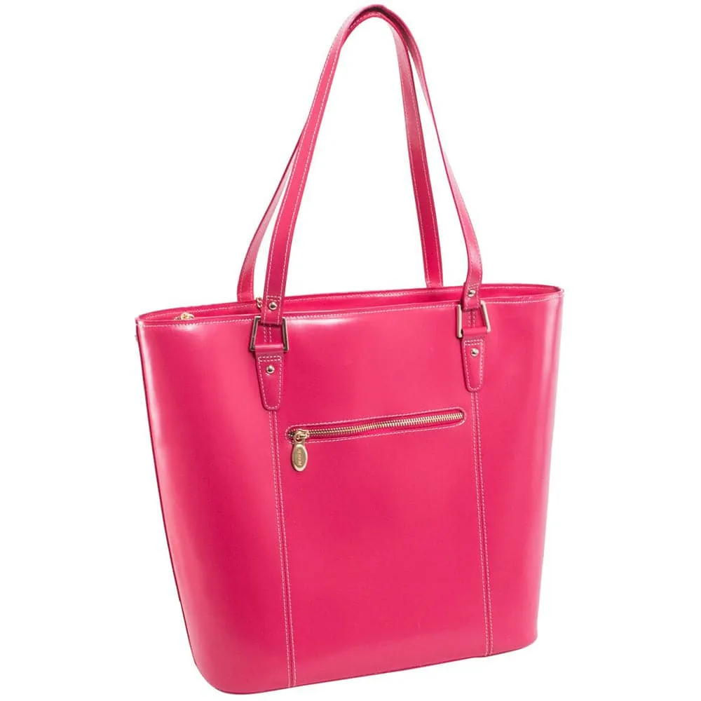 McKlein USA Cristina Leather Tote Bag with Tablet Pocket 9754