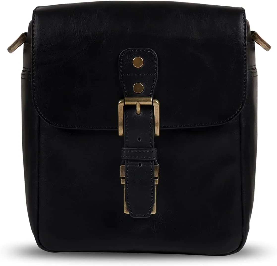 MegaGear Leather Camera Messenger Bag