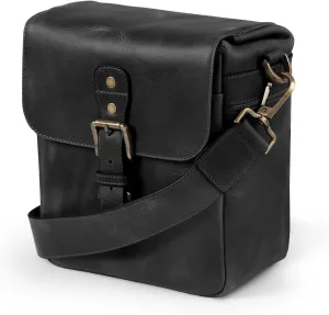 MegaGear Torres Mini MG1328 Genuine Leather Camera Messenger Bag for Mirrorless, Instant and DSLR Cameras