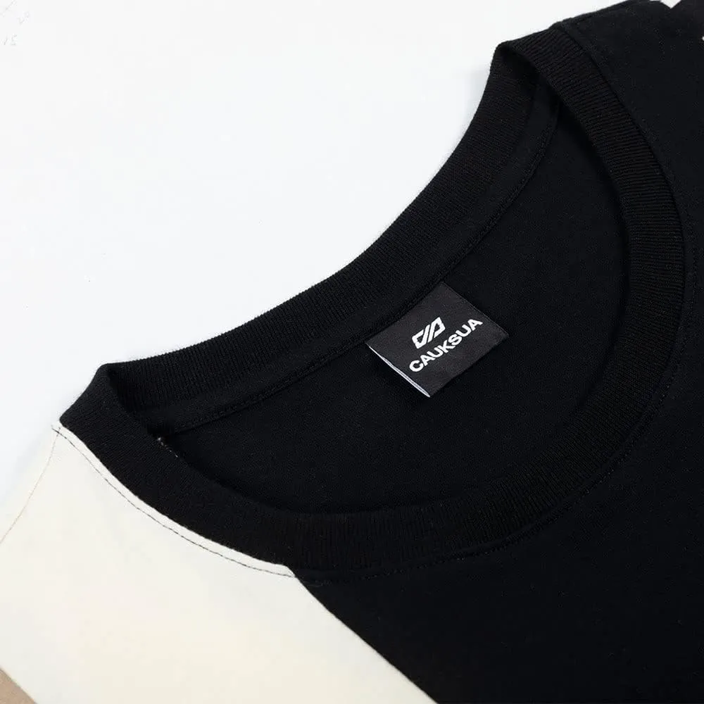 Mens Striped T-Shirt Crewneck Short Sleeve T-Shirt Men's Cotton T-Shirt
