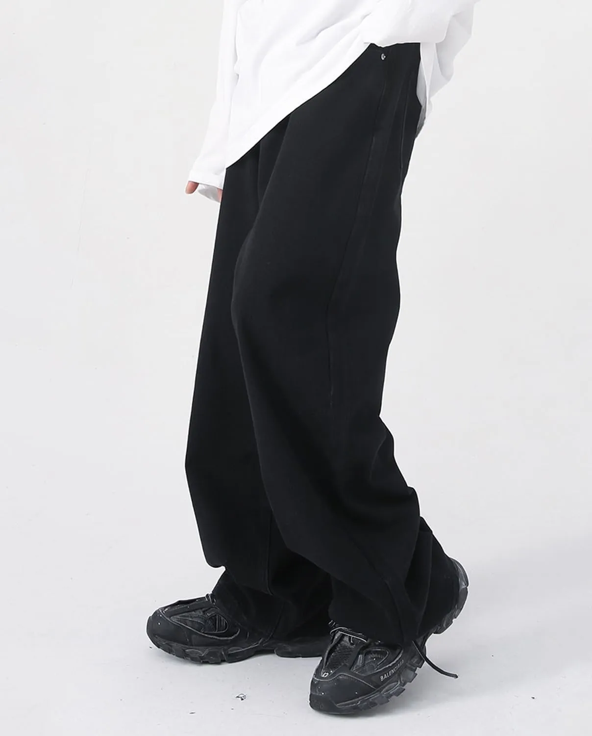 Mens Teen Boys Baggy Skater Jeans Mid Rise Wide Leg Hip Hop Jeans Vintage 90s Casual Loose Denim Pants