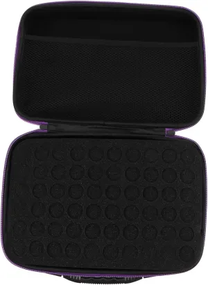 MERRYHAPY Essential Oil Organizer Case 60 Bottles Storage Compact Essential Oil Travel Box Sturdy Construction for Travel