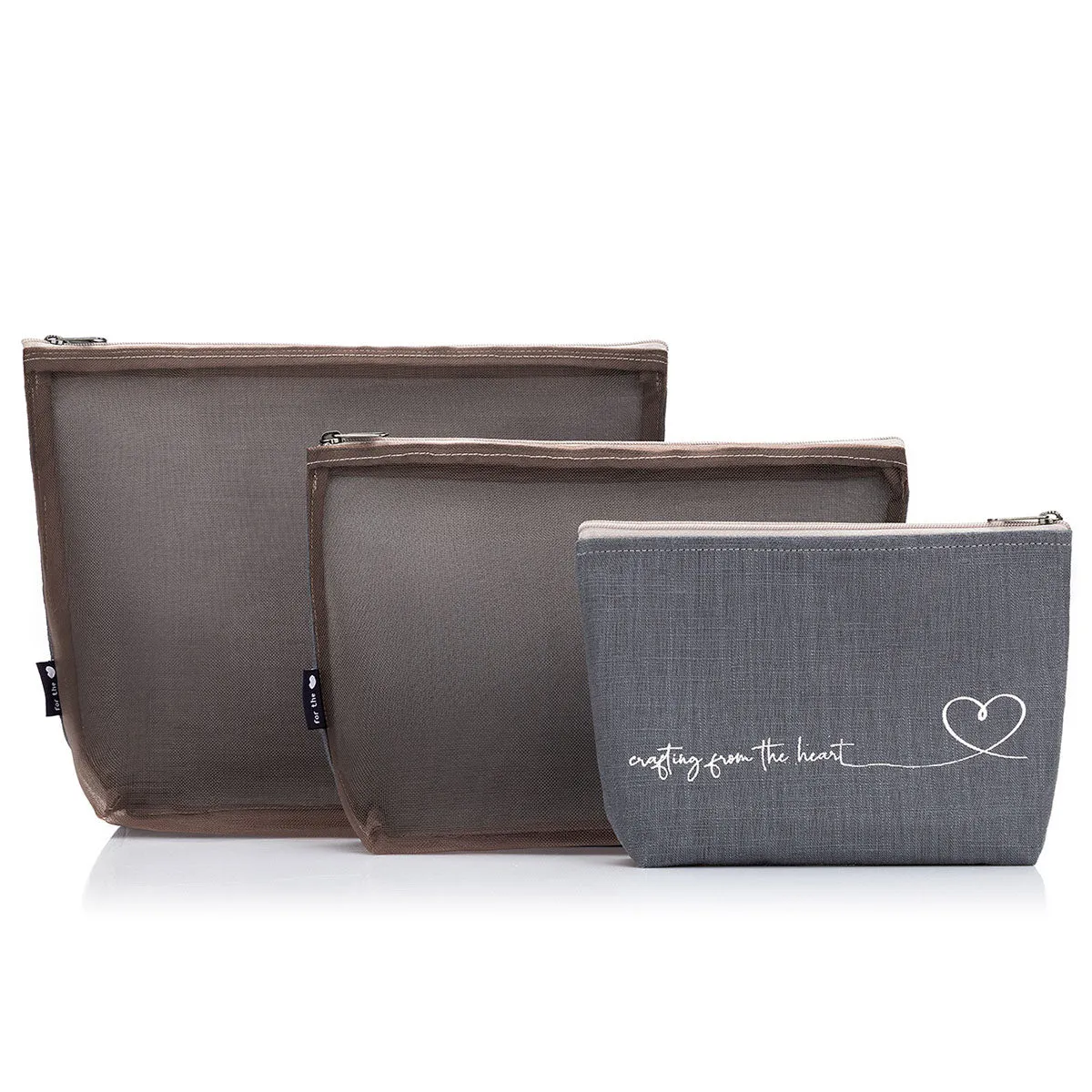 Mesh   Zip Collection | Linen Slate