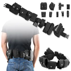 Military Utility Belt - Tactical Police Security Guard Modular 37-47in Adjustable Belt