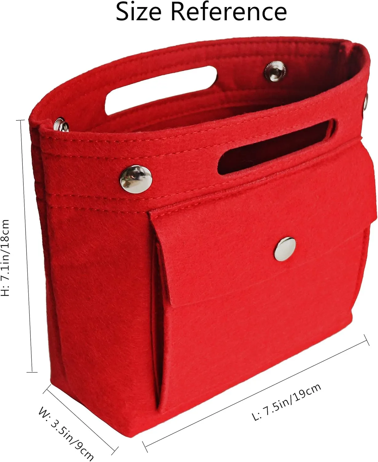 Mini Tote Purse organizer insert, Felt lightweight Handbag Organizer Fits LV Neverfull PM, Speedy 25, NOÉ BB, NeoNoe