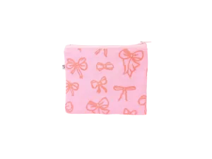 Mini Zipper- Pink Bows
