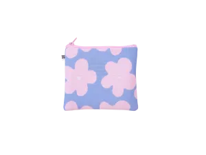 Mini Zipper- Pink/Blue Flowers