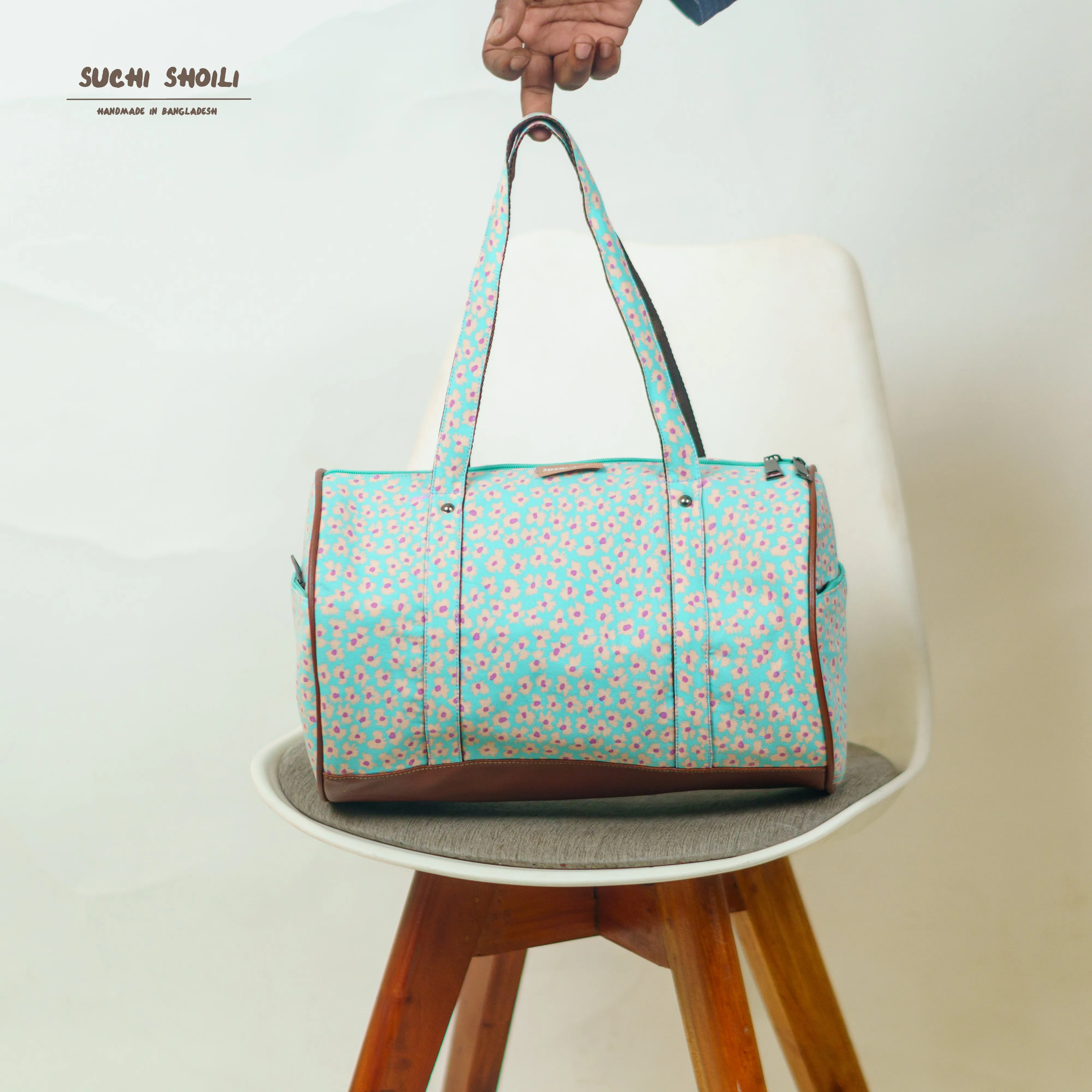 Mint Daisy Raisa Tote Bag