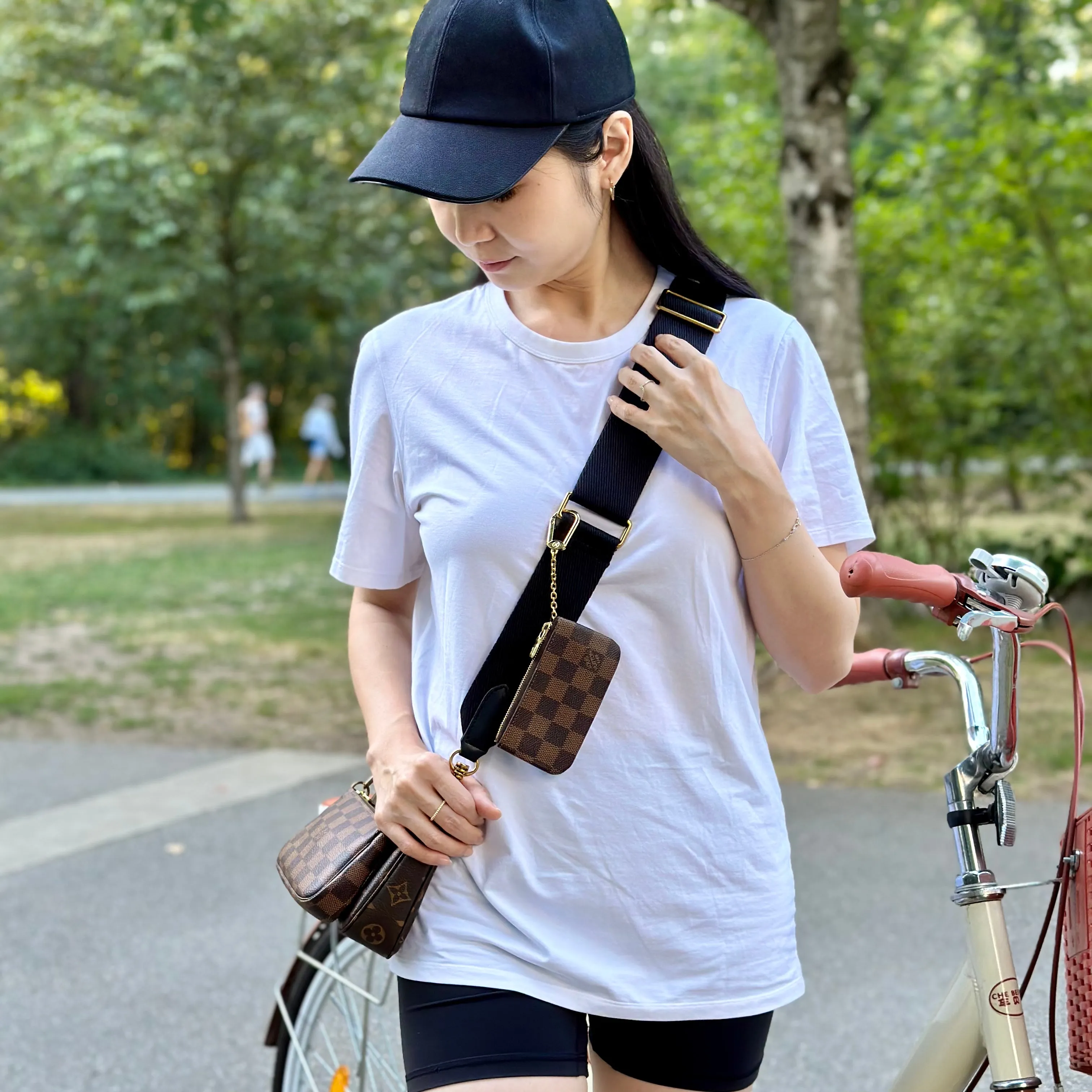 Multi Pochette Adjustable Canvas Strap
