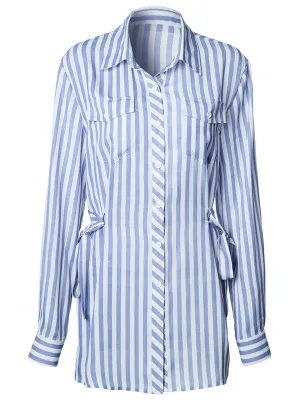 New Spring Long-sleeved Striped Shirt