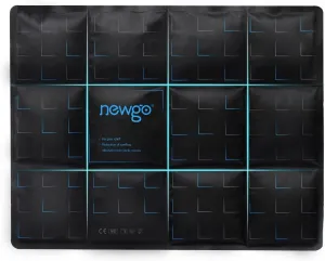 NEWGO Large Ice Packs for Injuries Reusable, 12 Segments Even Cooling Ice Pack - Soft Gel Hot and Cold Packs for Shoulder, Back, Hip, Knee, Ankle Pain Relief - 14.76"x11.22"