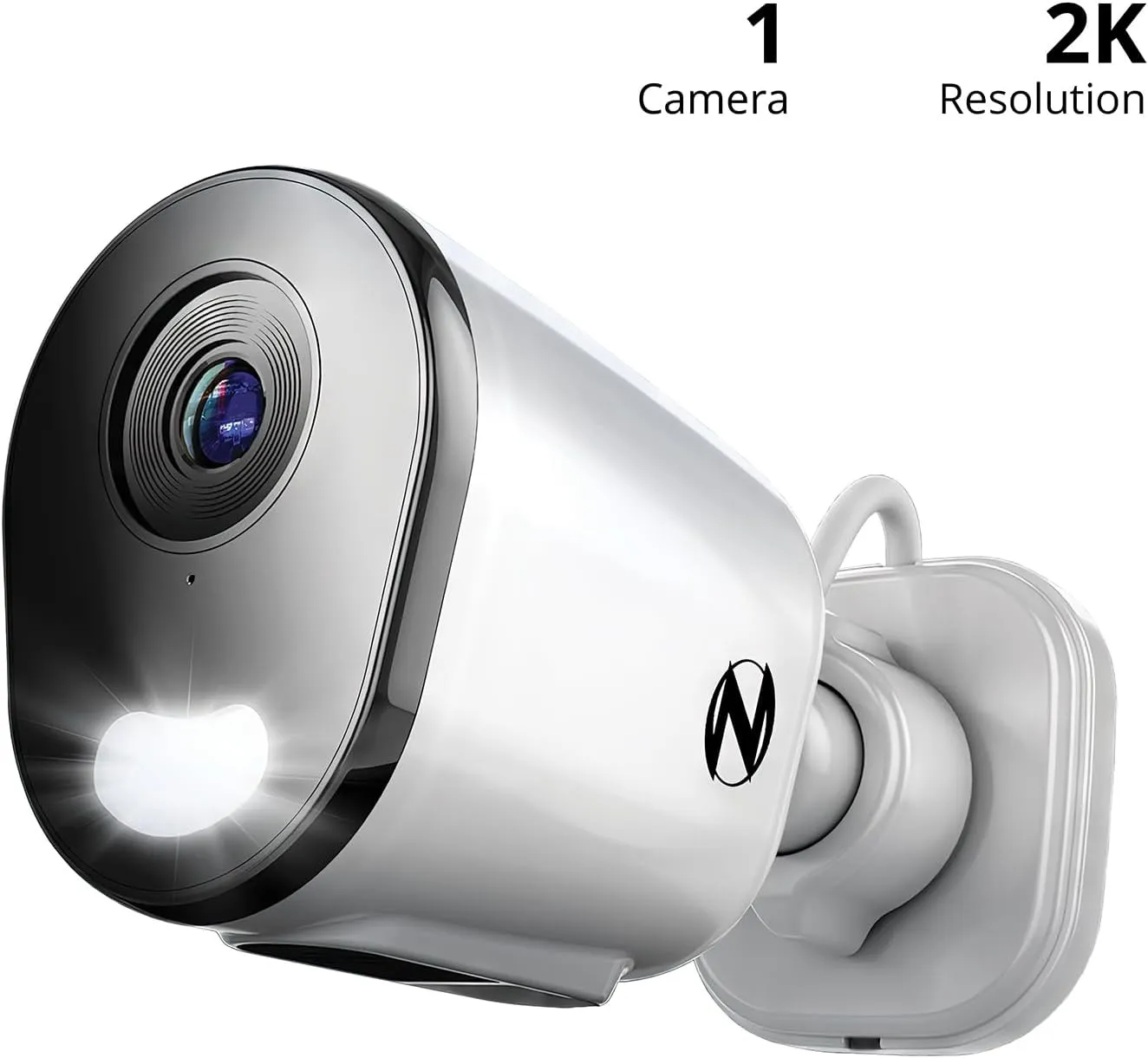 Night Owl Plug-in Wireless 2K HD Indoor/Outdoor Deterrence Camera with 2-Way Audio (1 Camera)