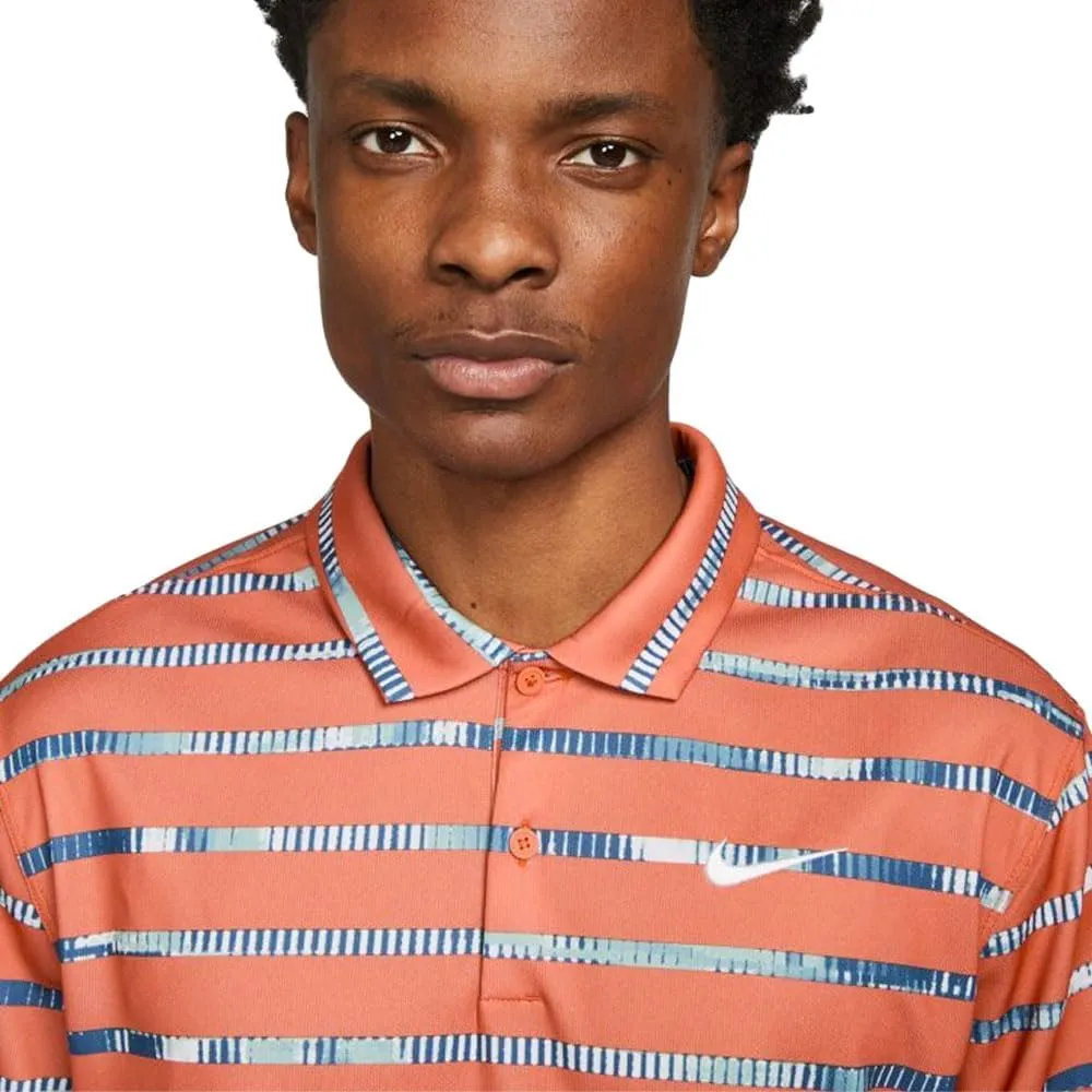 Nike Men's Striped Dri-Fit Golf Polo