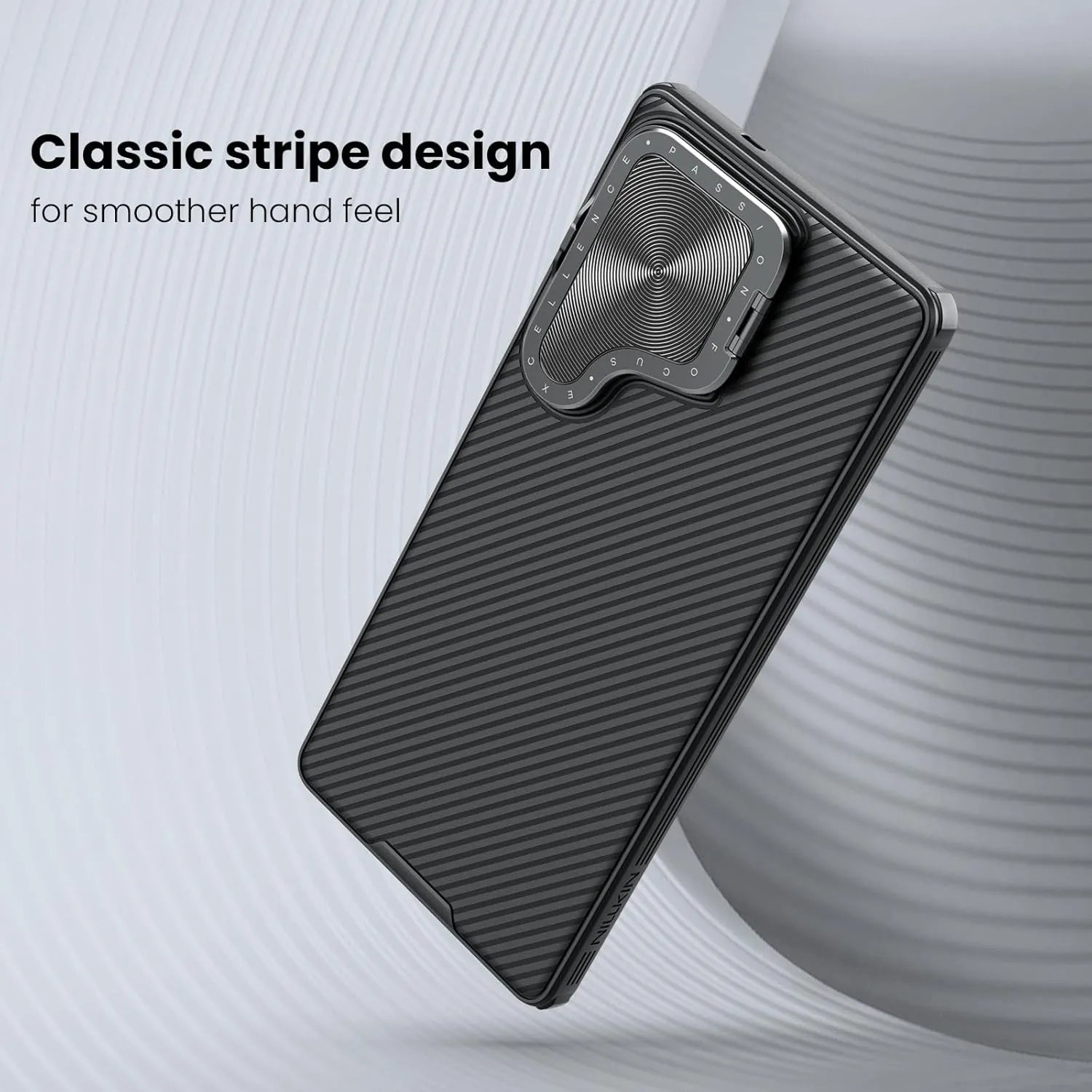 Nillkin for Samsung Galaxy S25 Ultra Case with Camera Cover, [Compatible with MagSafe] [Adjustable Metal Kickstand] Shockproof Slim for Galaxy S25 Ultra Magnetic Case(2025), Black
