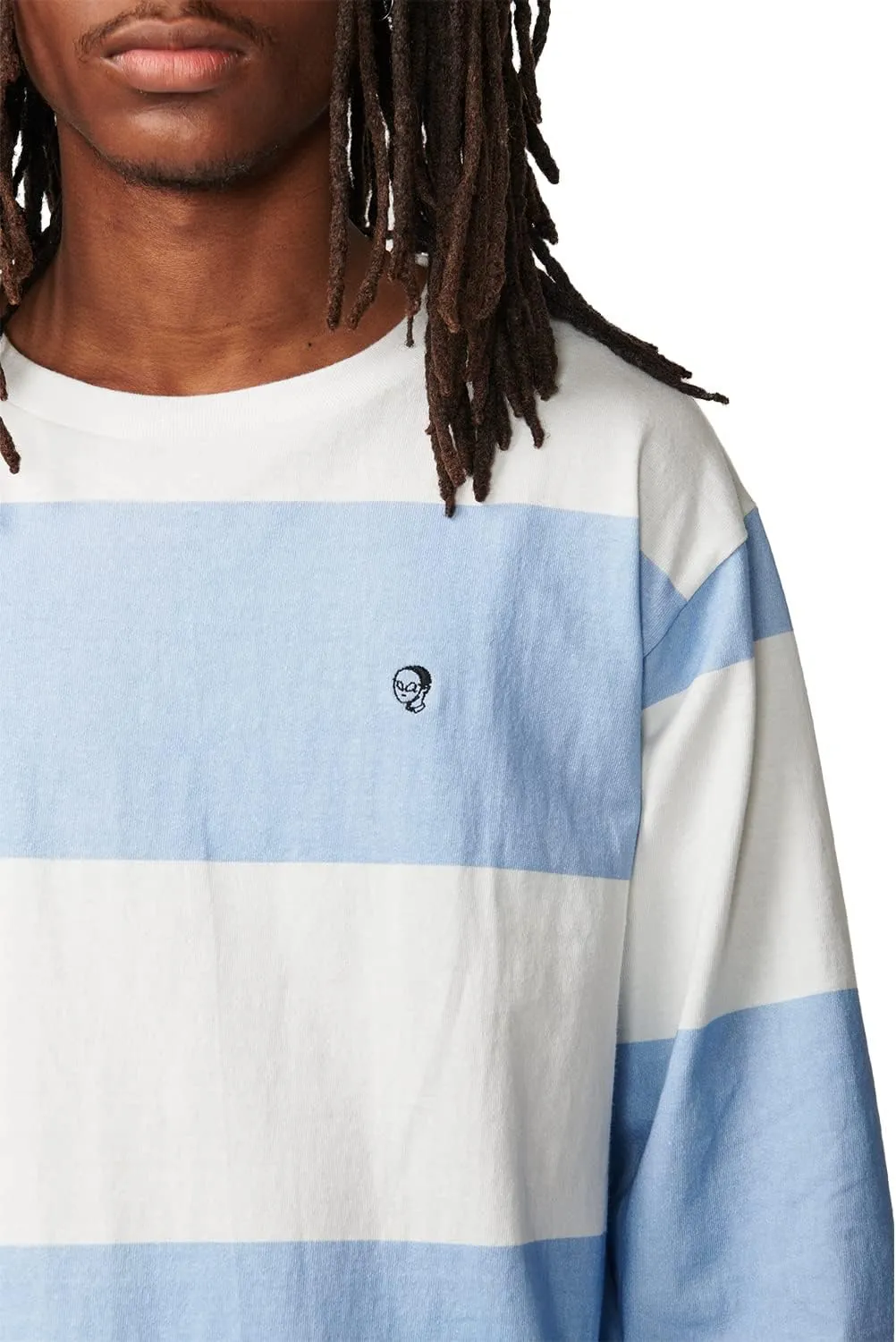 Not So Ape Striped LS Tee, All-Gender Unisex