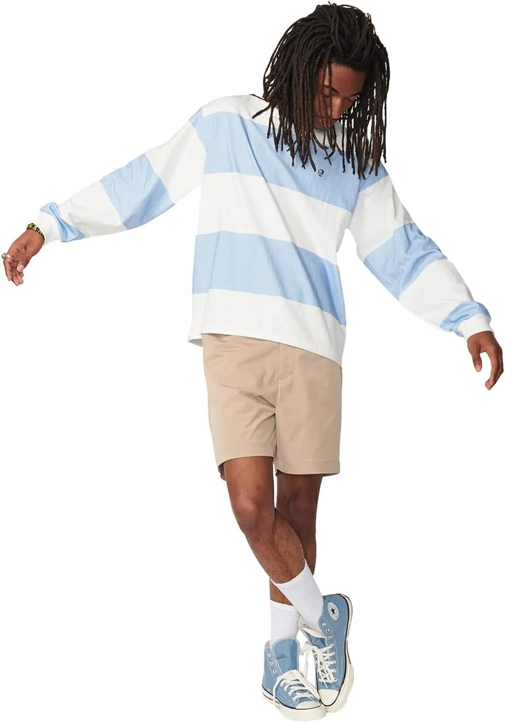 Not So Ape Striped LS Tee, All-Gender Unisex