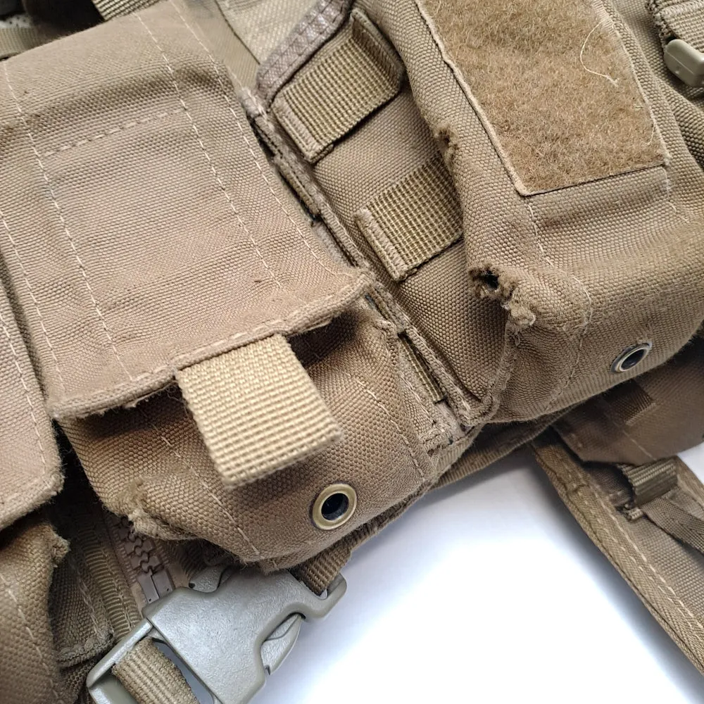 NZ Army Coyote MOLLE Vest w/ Pouches - Medium