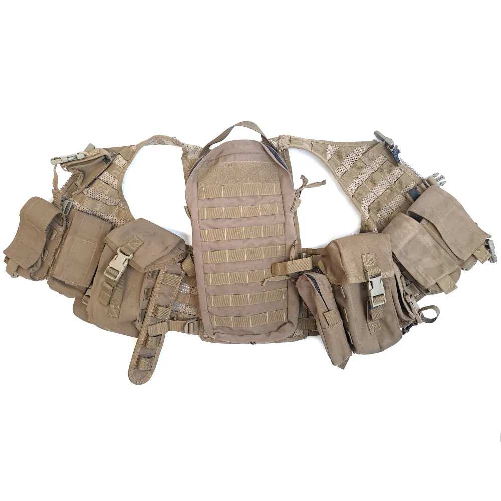 NZ Army Coyote MOLLE Vest w/ Pouches - Medium