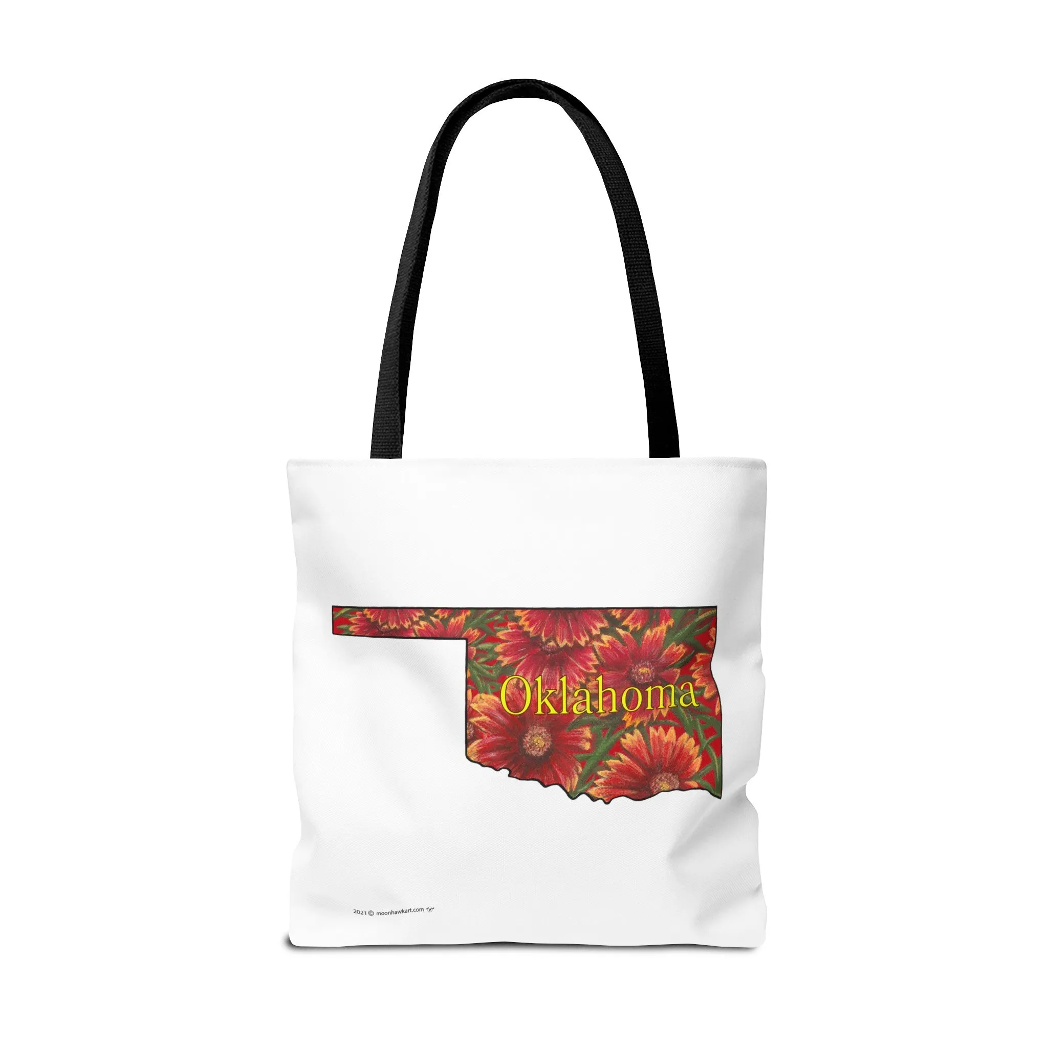 Oklahoma Indian Blanket, Tote Bag, Wildflowers, Book Bag,  Oklahoma State Wildflower