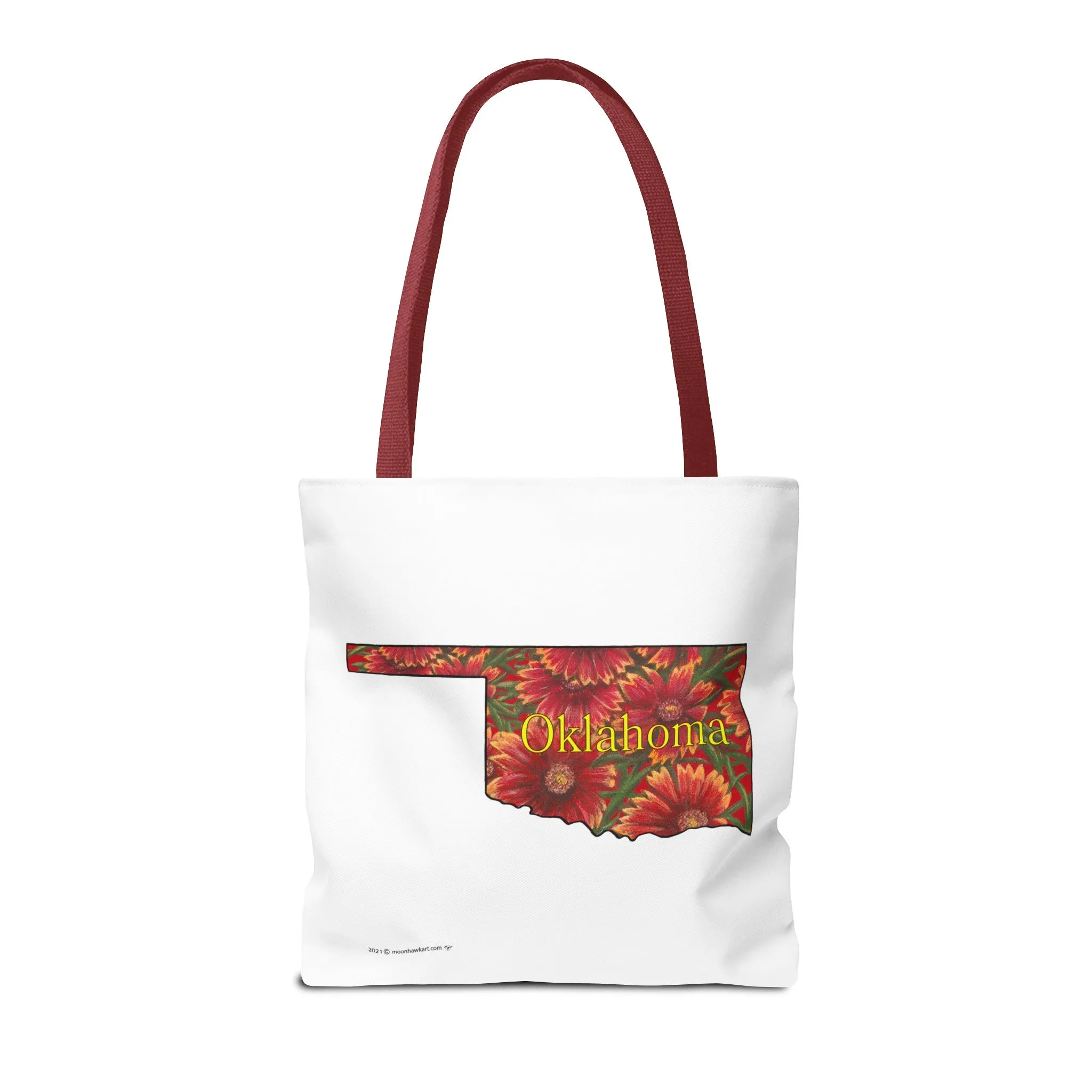 Oklahoma Indian Blanket, Tote Bag, Wildflowers, Book Bag,  Oklahoma State Wildflower