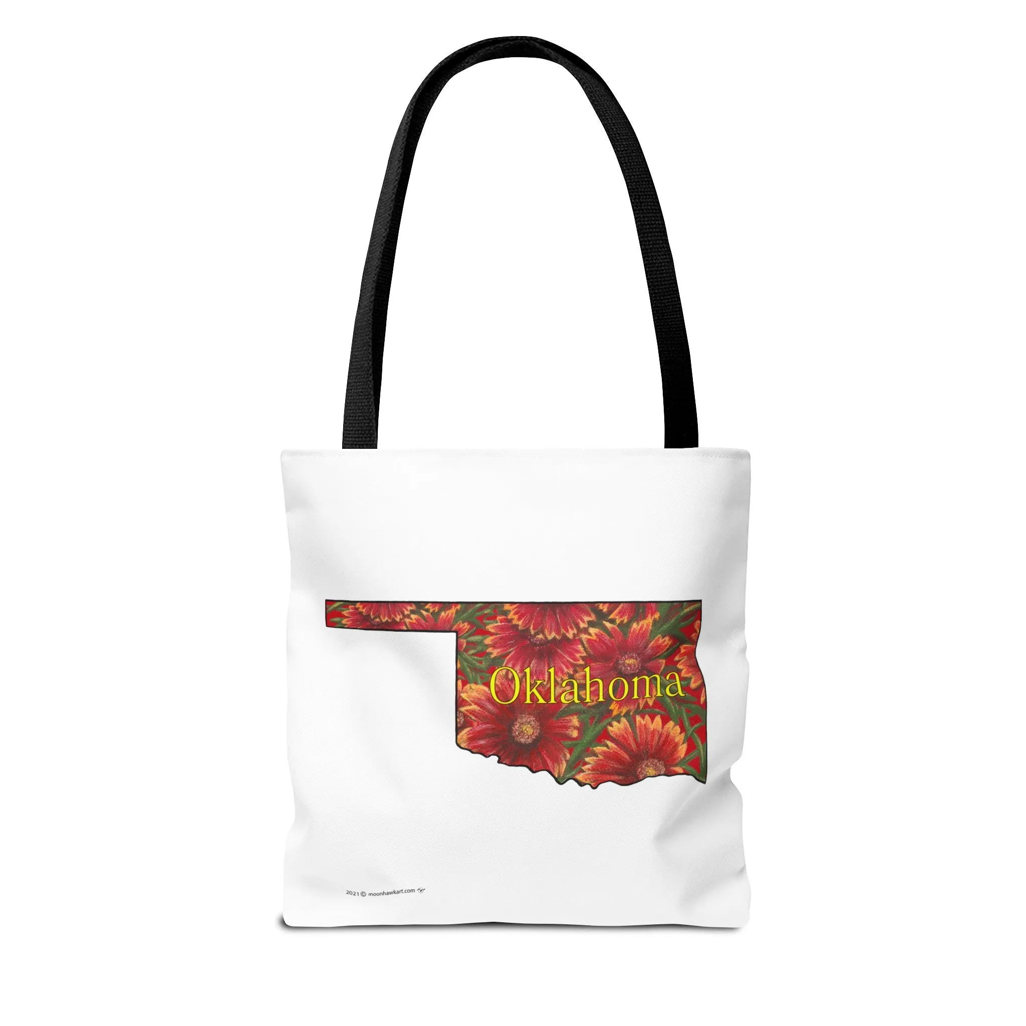 Oklahoma Indian Blanket, Tote Bag, Wildflowers, Book Bag,  Oklahoma State Wildflower