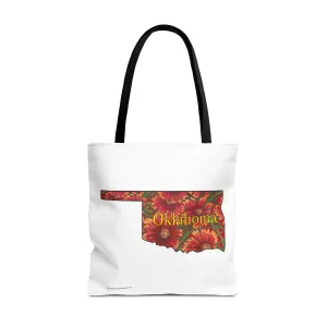 Oklahoma Indian Blanket, Tote Bag, Wildflowers, Book Bag,  Oklahoma State Wildflower