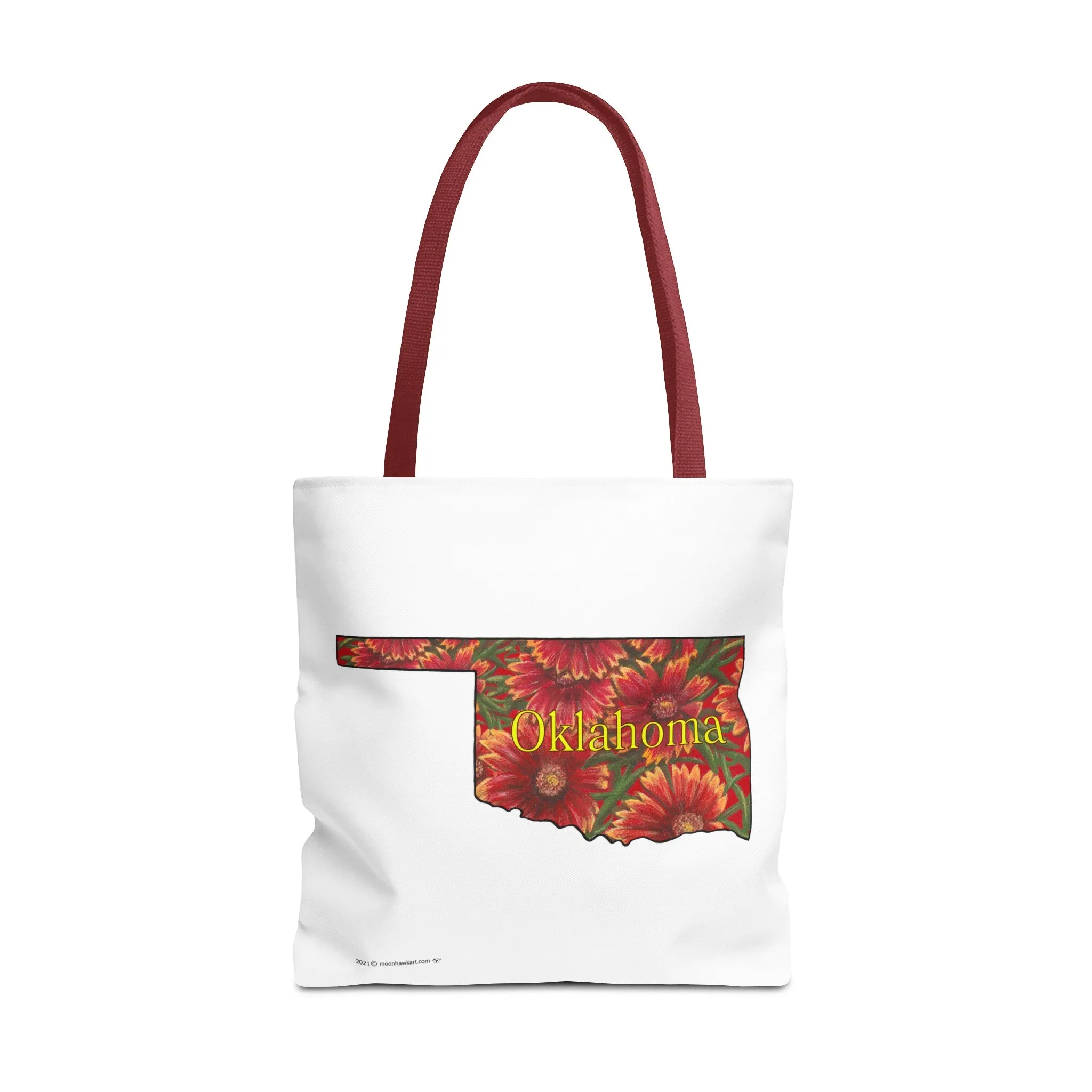 Oklahoma Indian Blanket, Tote Bag, Wildflowers, Book Bag,  Oklahoma State Wildflower