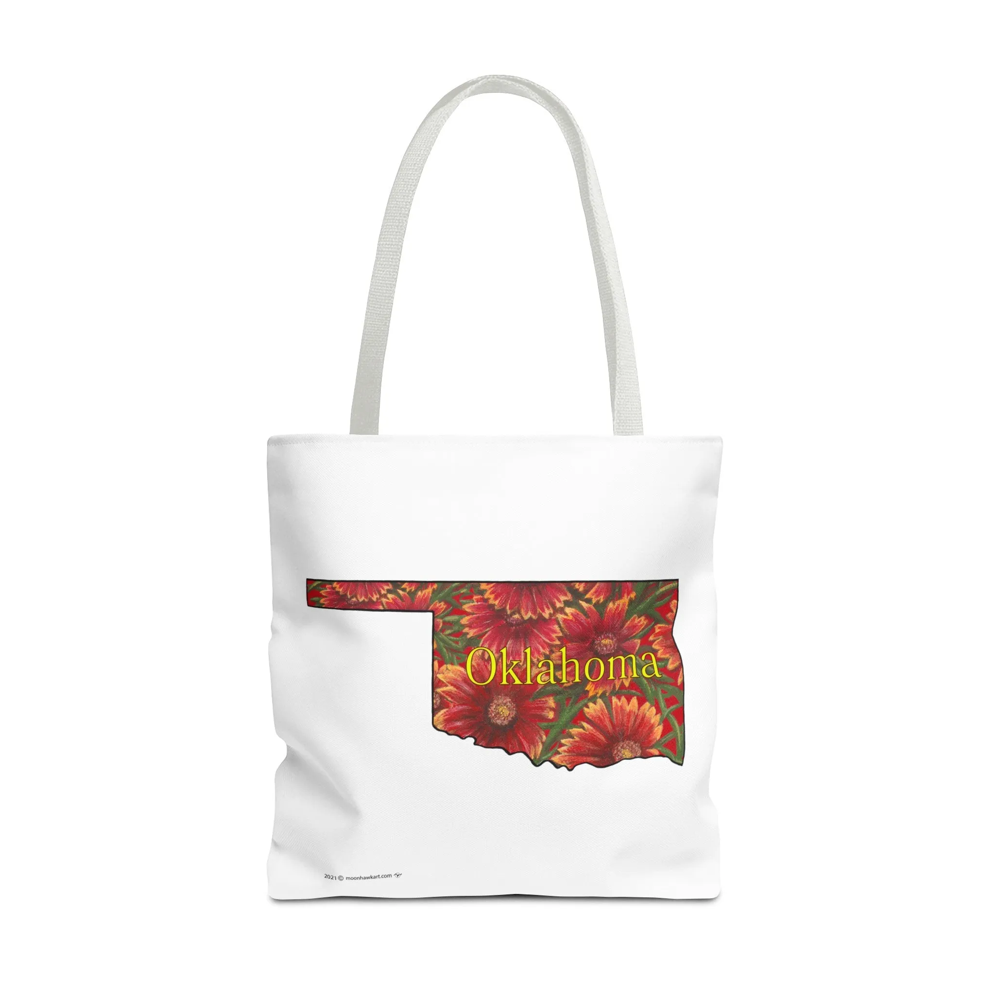 Oklahoma Indian Blanket, Tote Bag, Wildflowers, Book Bag,  Oklahoma State Wildflower