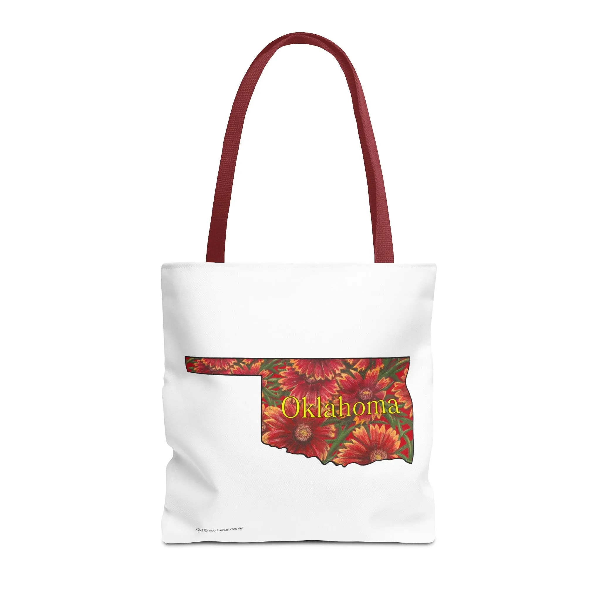 Oklahoma Indian Blanket, Tote Bag, Wildflowers, Book Bag,  Oklahoma State Wildflower