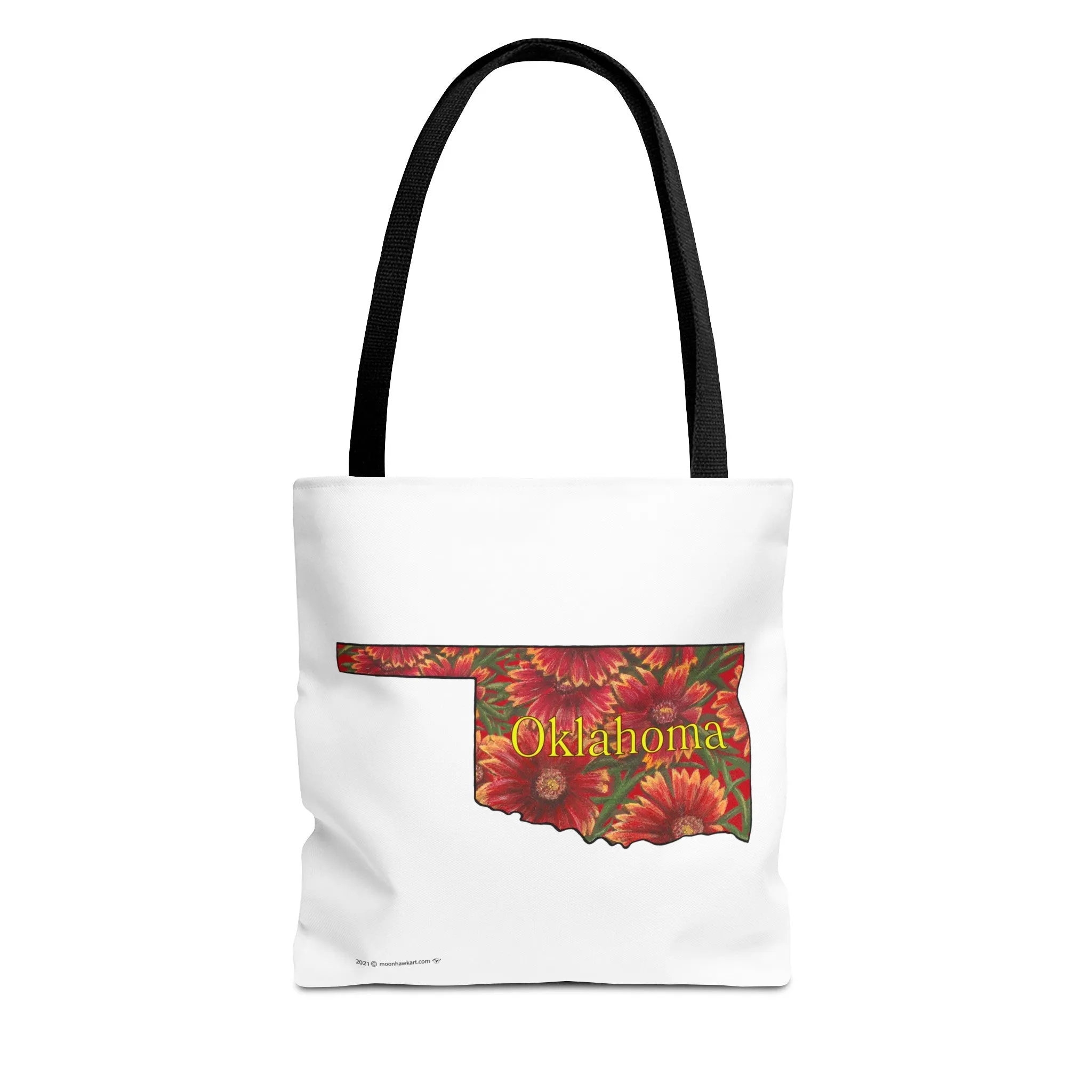 Oklahoma Indian Blanket, Tote Bag, Wildflowers, Book Bag,  Oklahoma State Wildflower