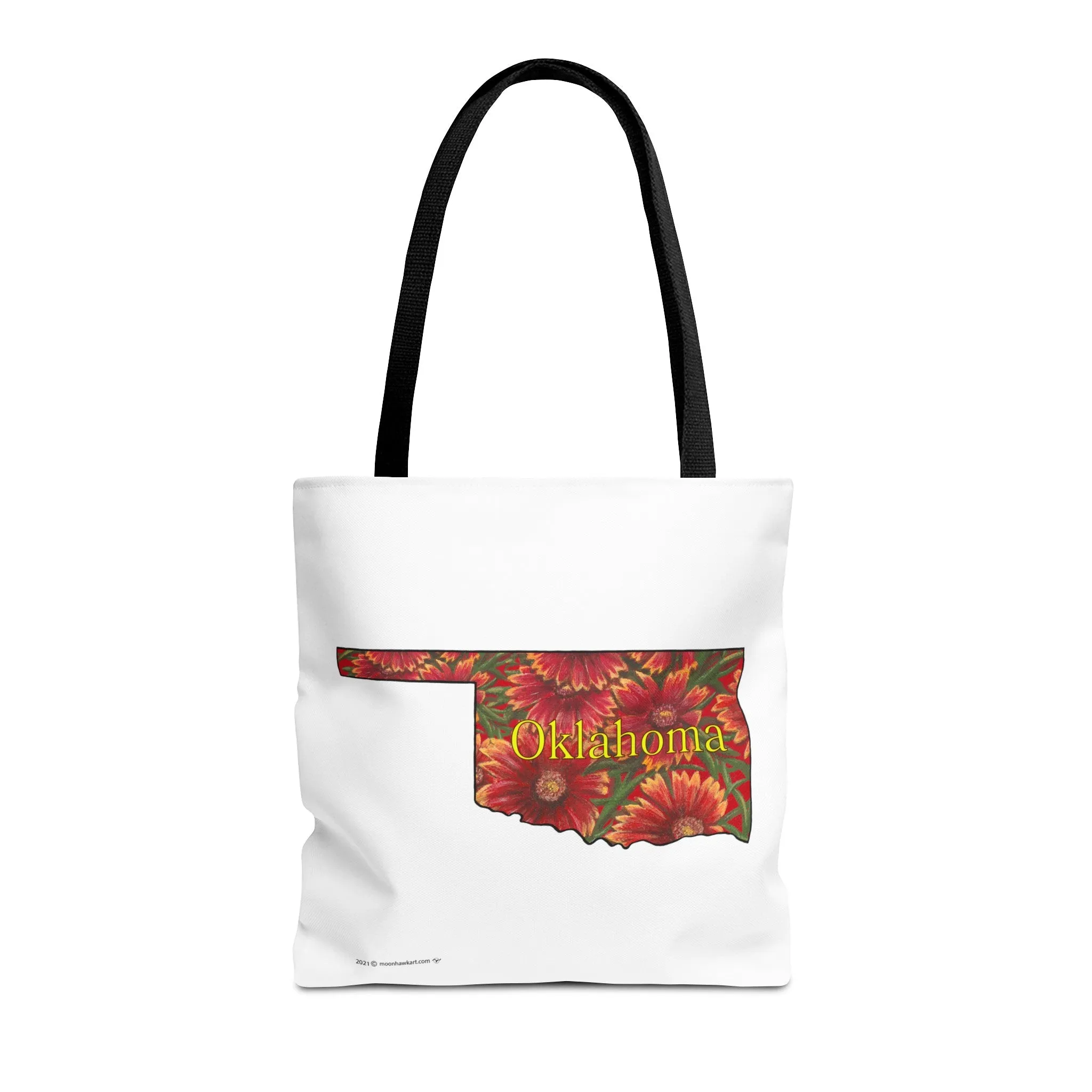 Oklahoma Indian Blanket, Tote Bag, Wildflowers, Book Bag,  Oklahoma State Wildflower