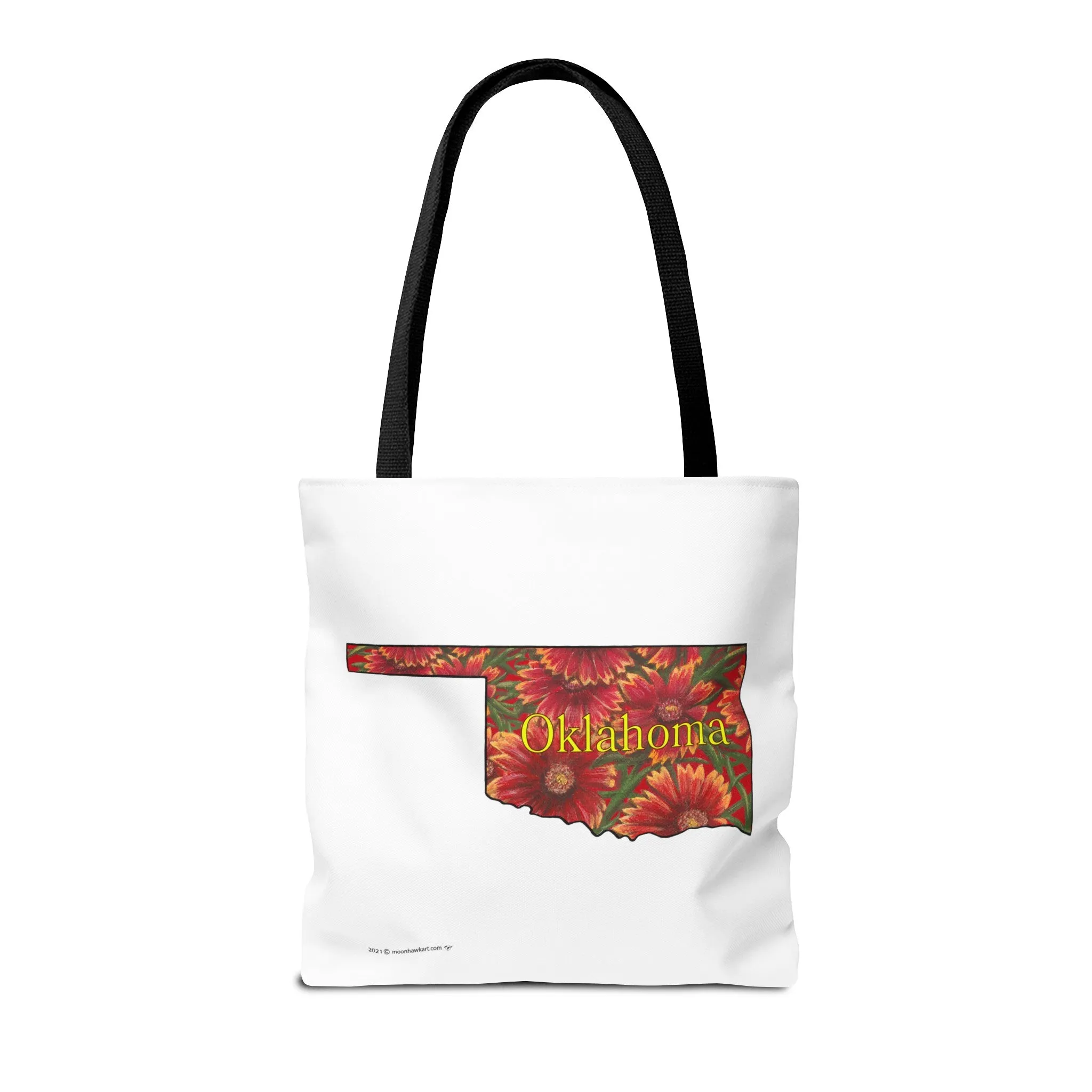 Oklahoma Indian Blanket, Tote Bag, Wildflowers, Book Bag,  Oklahoma State Wildflower