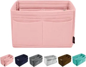OMYSTYLE Purse Organizer Insert, Felt Tote Bag Organizer Insert with 5 Sizes, Handbag Dividers for Inside Purse, Compatible with Longchamp, Neverful, Speedy and More