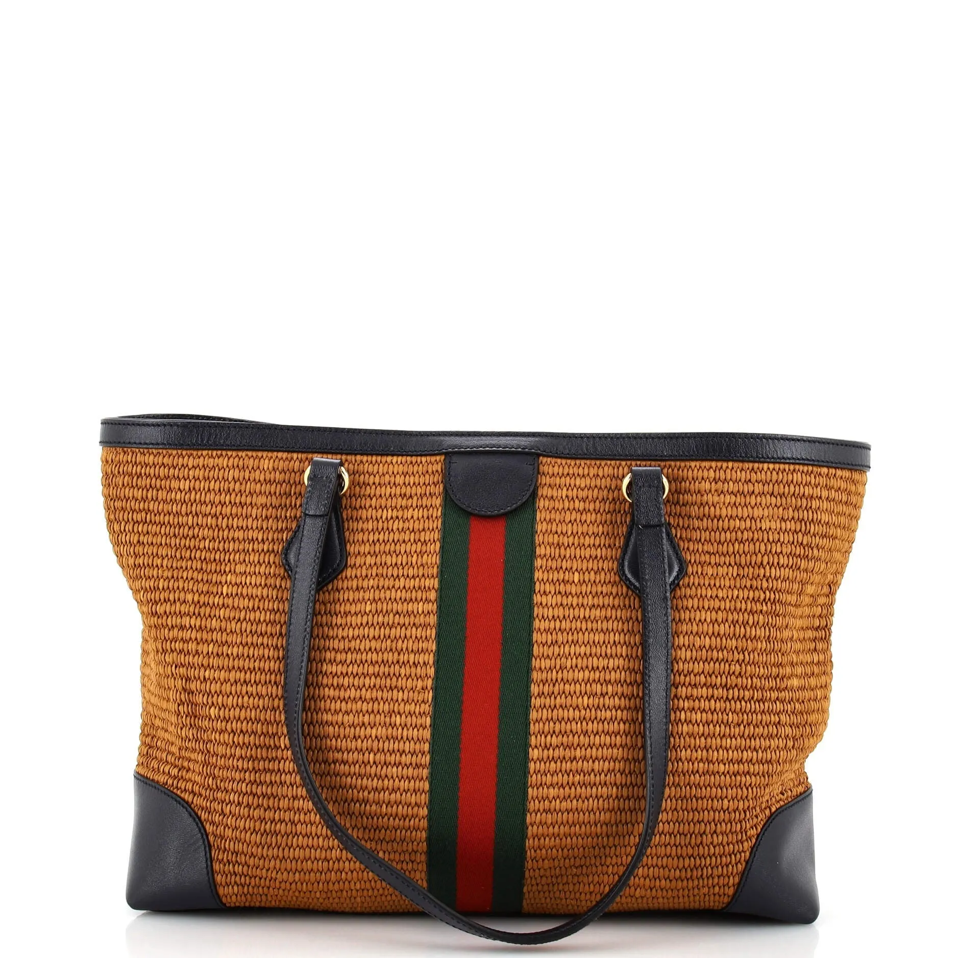 Ophidia Shopping Tote Straw Medium