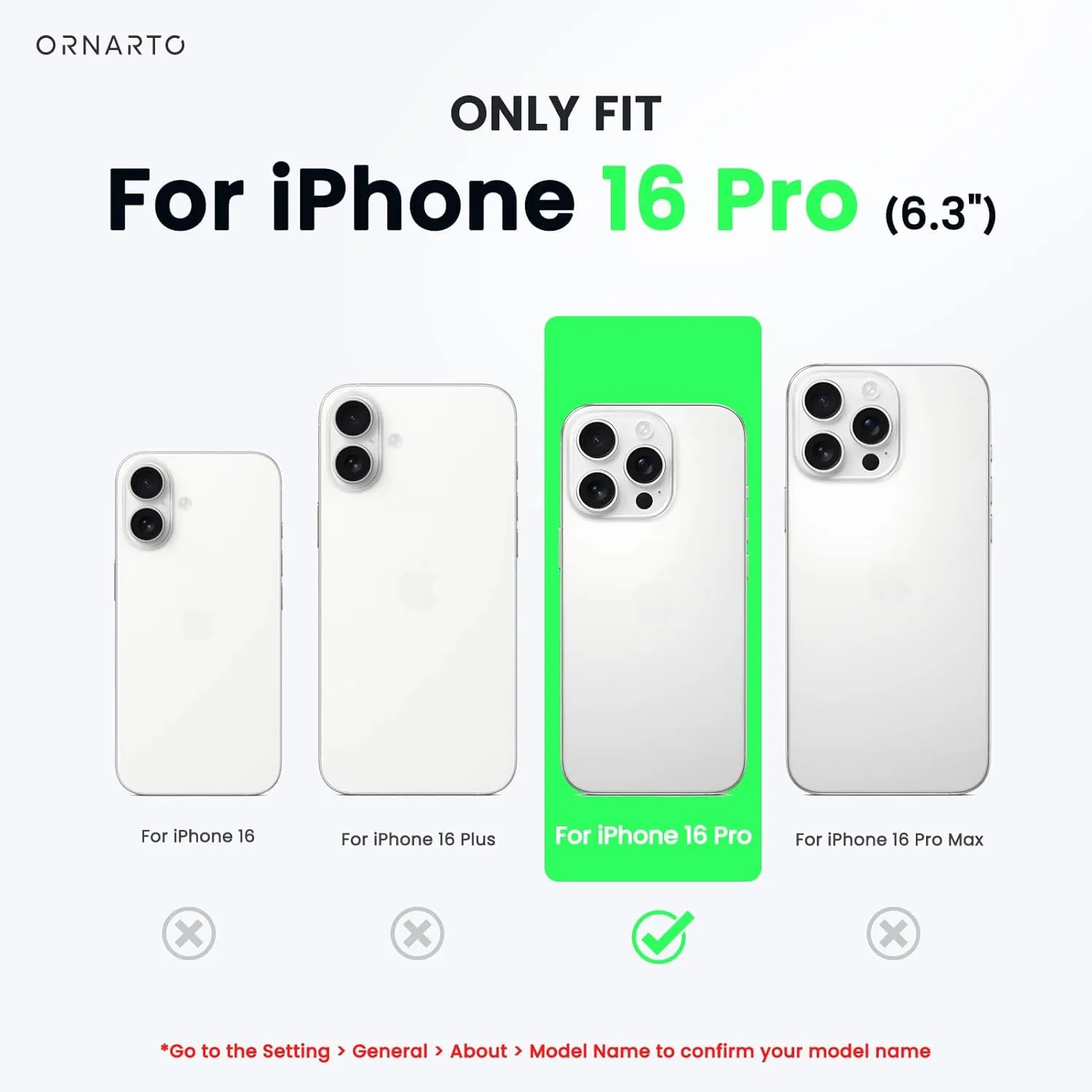 ORNARTO Compatible with iPhone 16 Pro Case 6.3", Slim Liquid Silicone 3 Layers Soft Gel Rubber Shockproof Protective Case with Anti-Scratch Microfiber Lining-Berry Pink