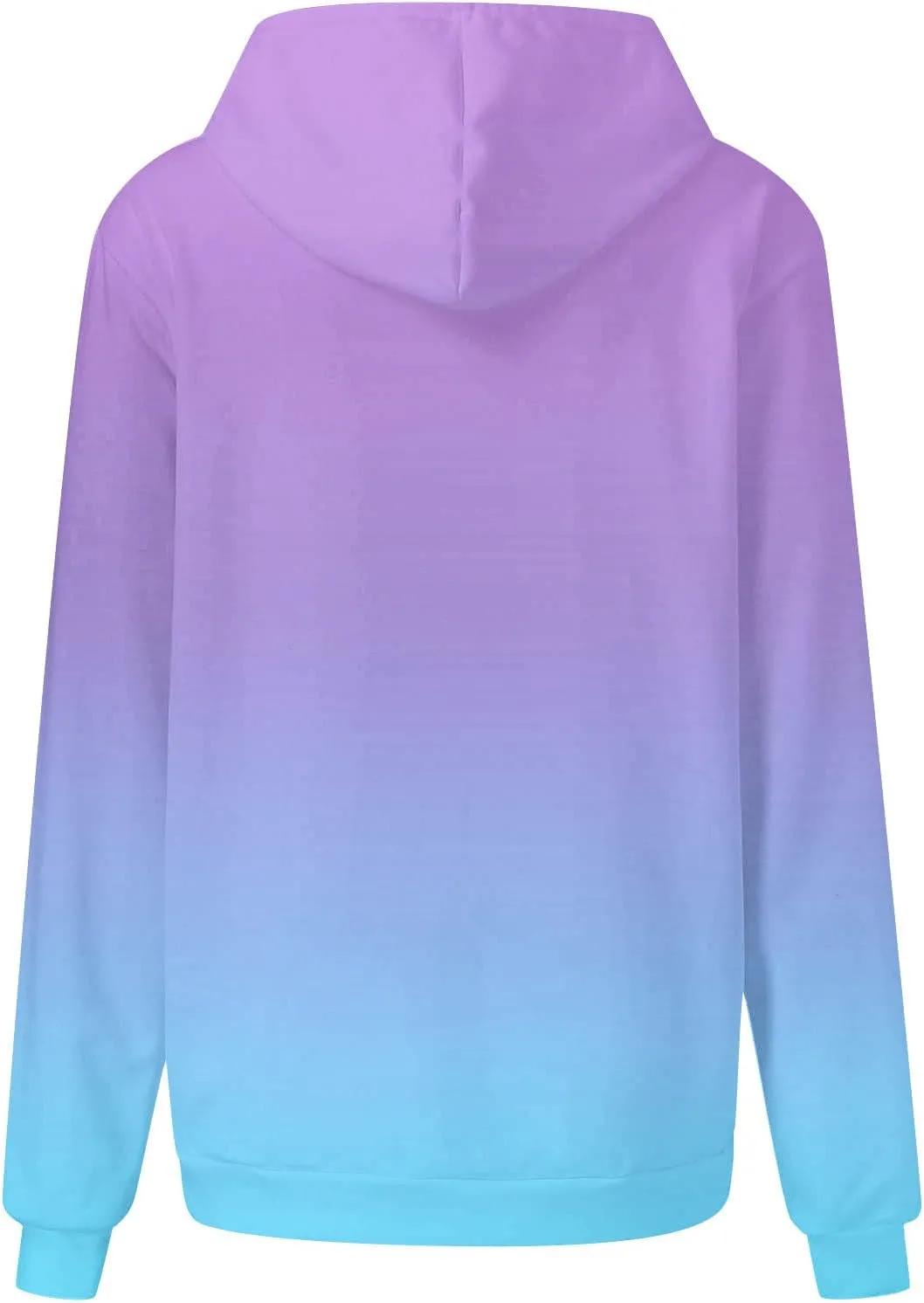 Oversized Hoodies For Women Fall Fashion 2023 Drop Shoulder Long Sleeve Hooded Sweatshirt Gradient Color y2k Clothes