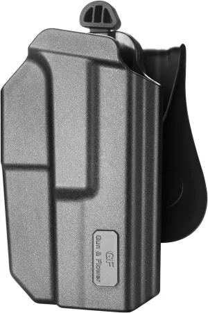 OWB Paddle Holster,Compatible with G17 19 23 32(Gen 1-5) 丨 G22(Gen 1-4),S&W M&P 9/.40 M2.0 4.25'',Outside Carry Holster with Level II Retention,Quick Release丨Adjustable Cant,Right Hand-Black…