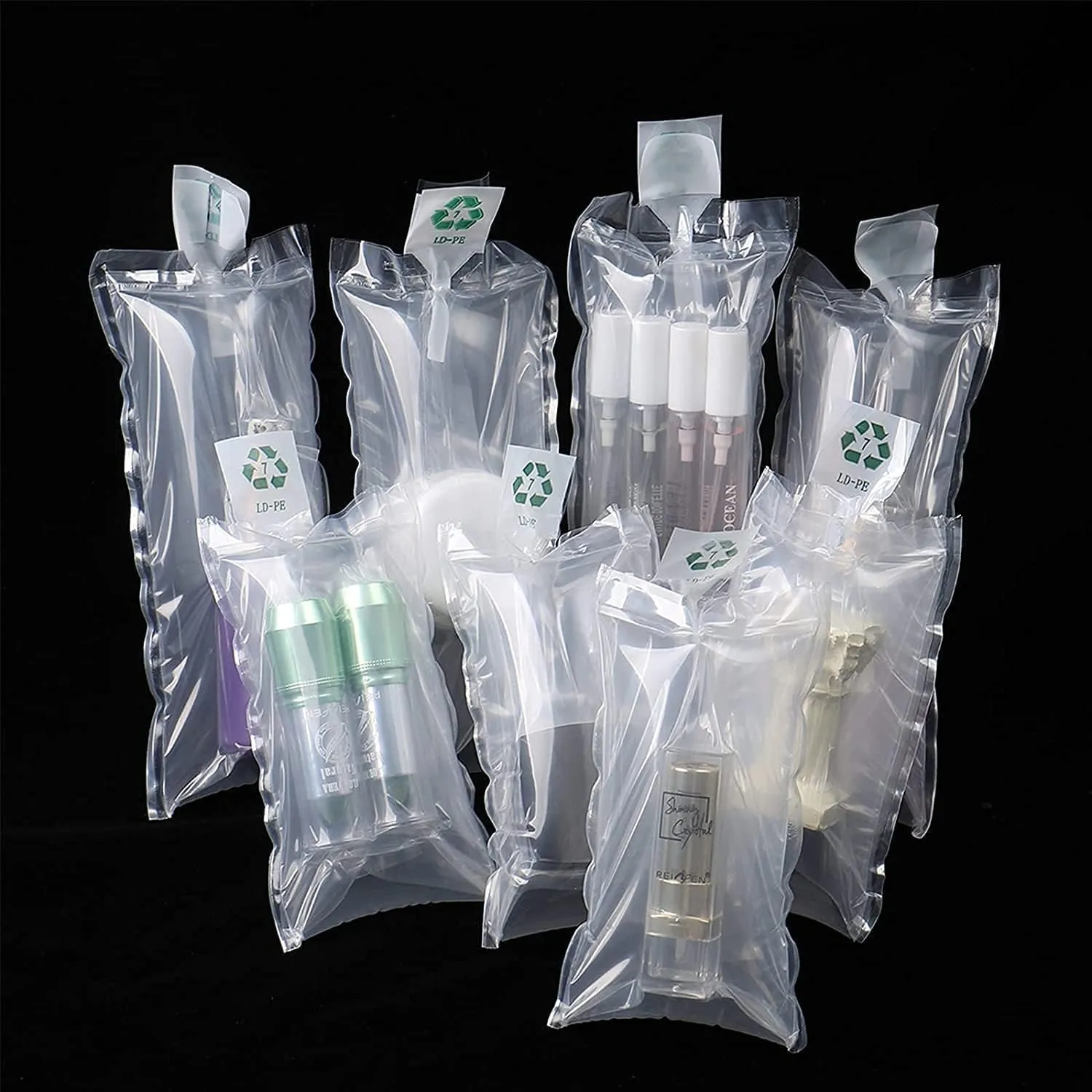 Packaging Air Bags,Inflatable Air Packaging Protector Bag Foam Pouches,Bubble Cushioning Wrap,Cushion Foam Pouch for Moving,12x16 Inches,50 Pieces