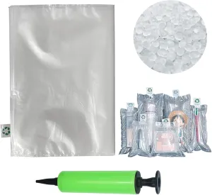 Packaging Air Bags,Inflatable Air Packaging Protector Bag Foam Pouches,Bubble Cushioning Wrap,Cushion Foam Pouch for Moving,12x16 Inches,50 Pieces
