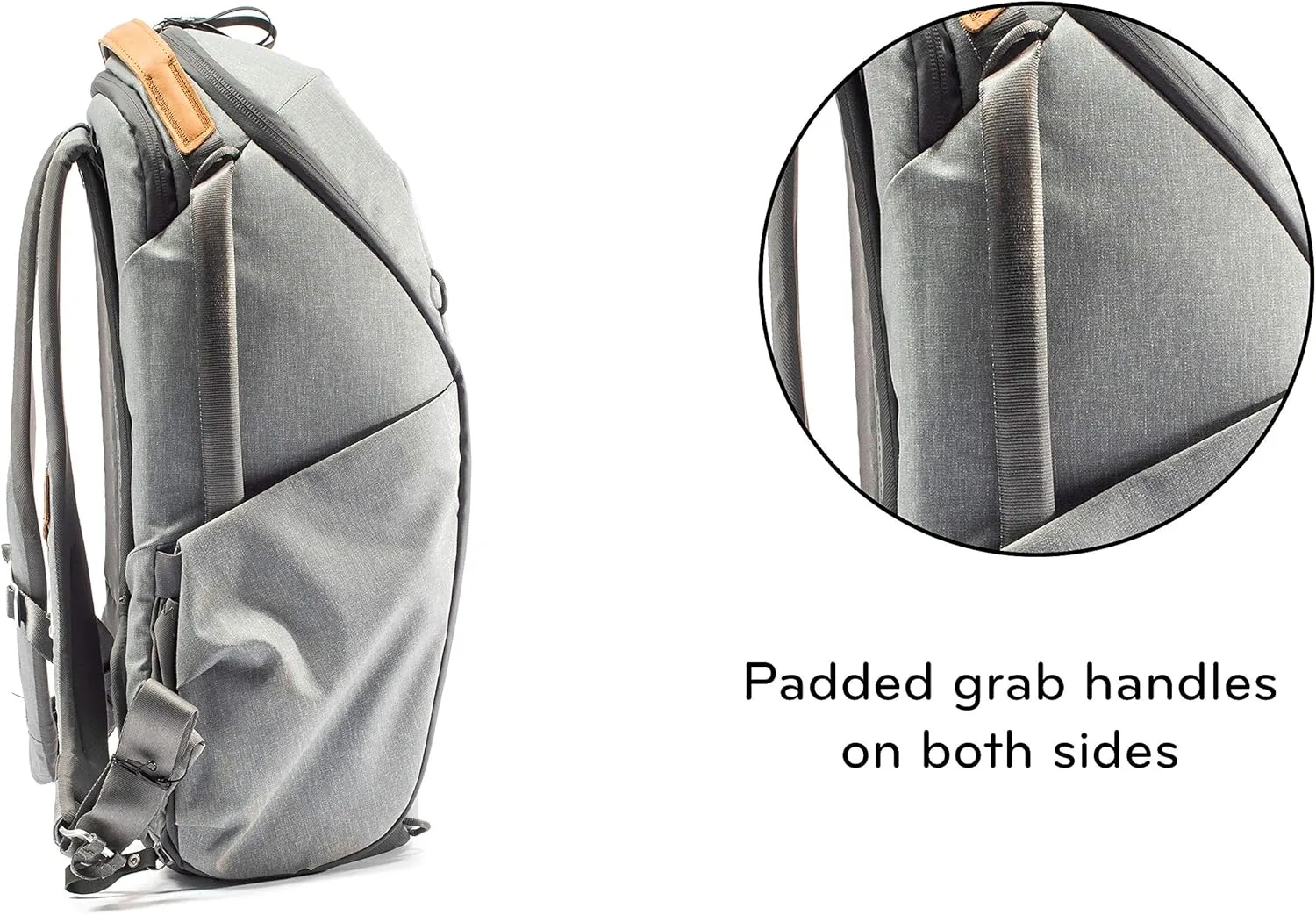 Peak Design Everyday Backpack Zip 15L Ash, Carry-on Backpack with Laptop Sleeve (BEDBZ-15-AS-2)