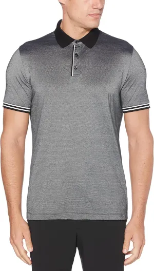 Perry Ellis Men's Icon Polo Shirt with Solid, Breathable, Moisture-Wicking Fabric (Sizes Small-5xl)