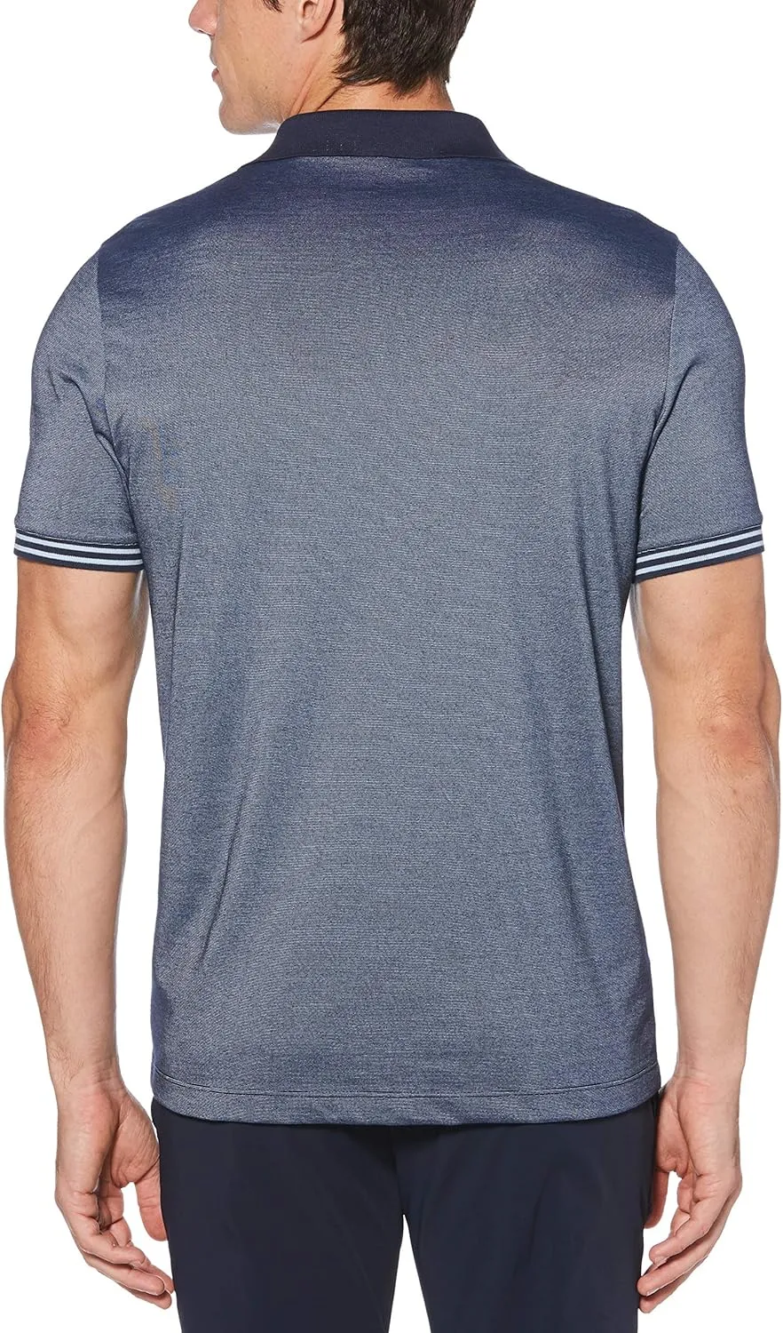 Perry Ellis Men's Icon Polo Shirt with Solid, Breathable, Moisture-Wicking Fabric (Sizes Small-5xl)
