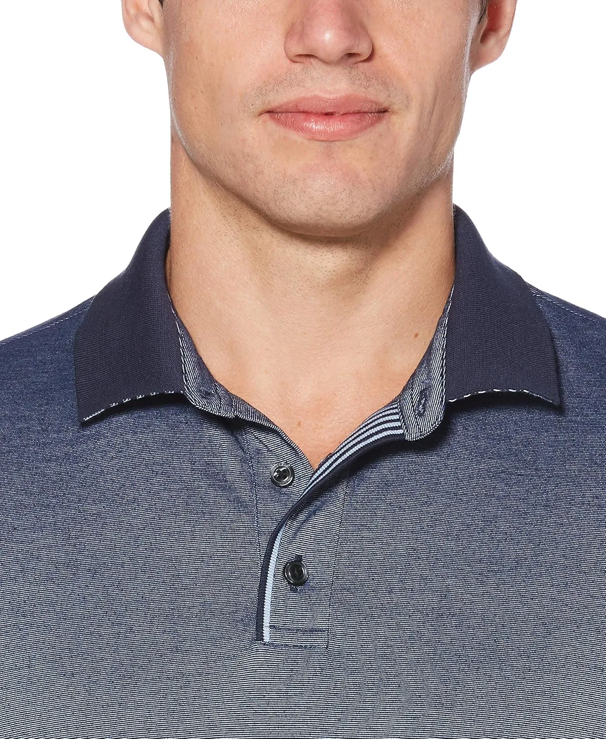 Perry Ellis Men's Icon Polo Shirt with Solid, Breathable, Moisture-Wicking Fabric (Sizes Small-5xl)
